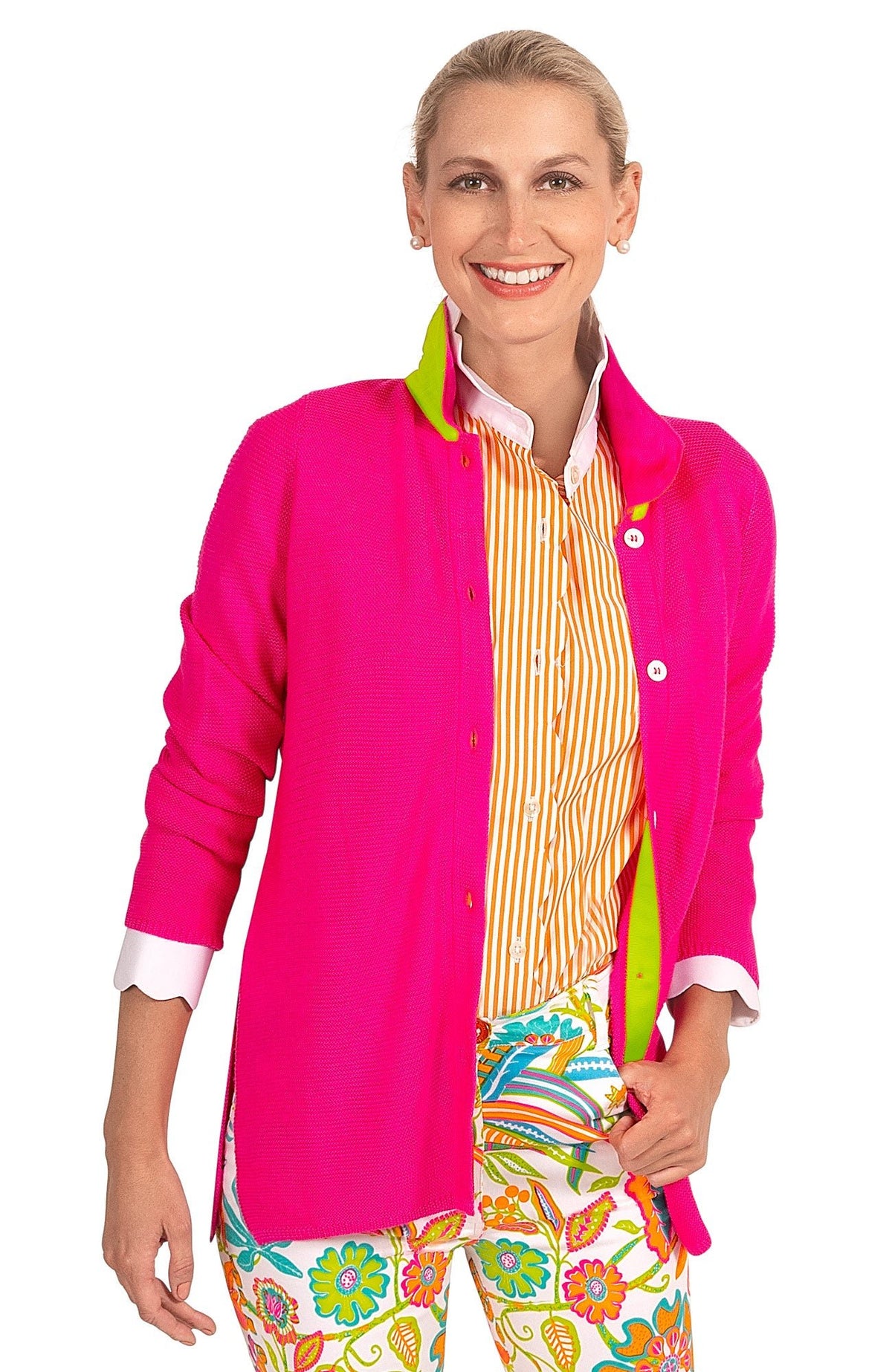 Knit Knit Sweater Fuchsia