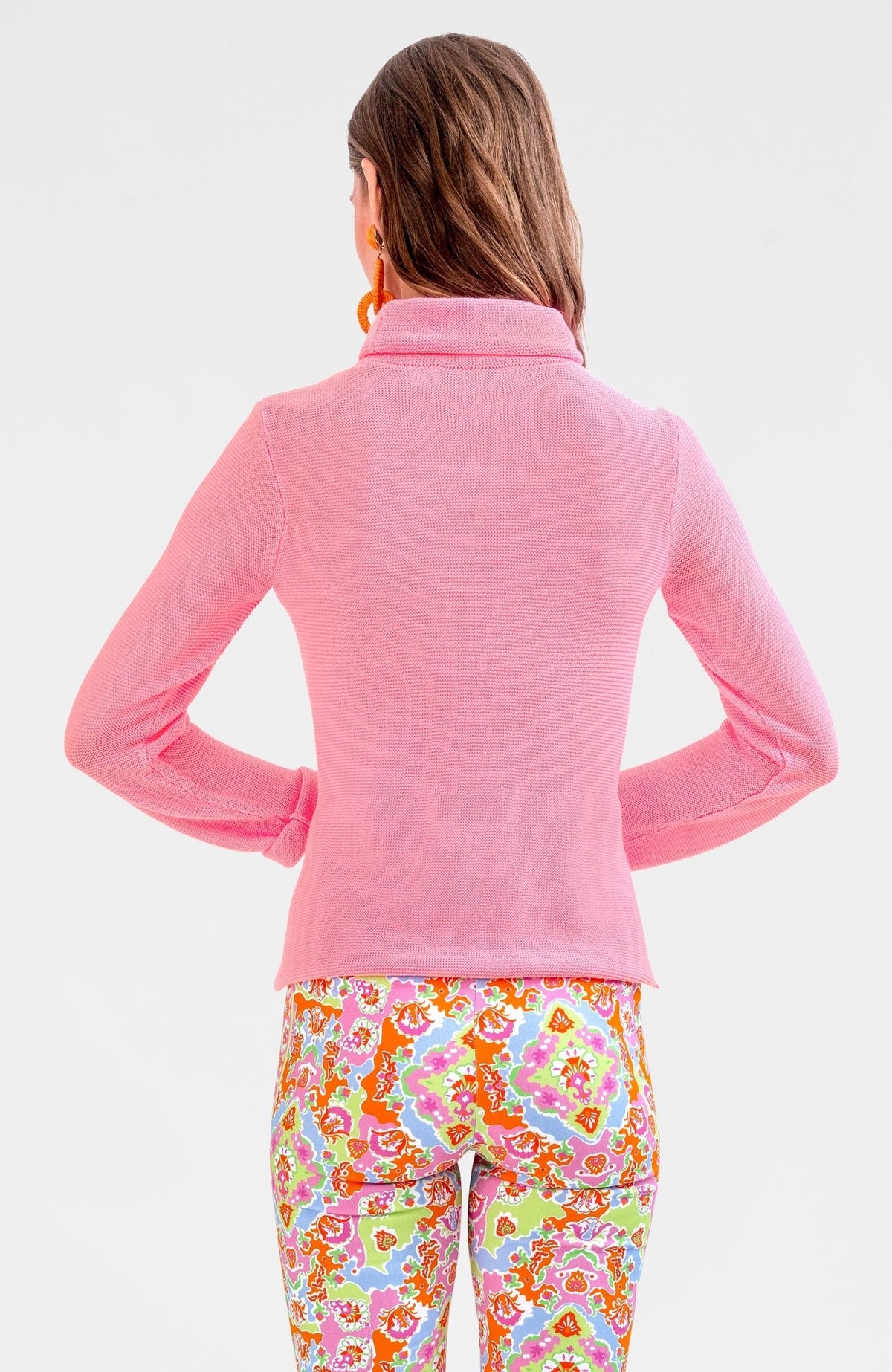 Knit Knit Turtleneck Sweater Pale Pink