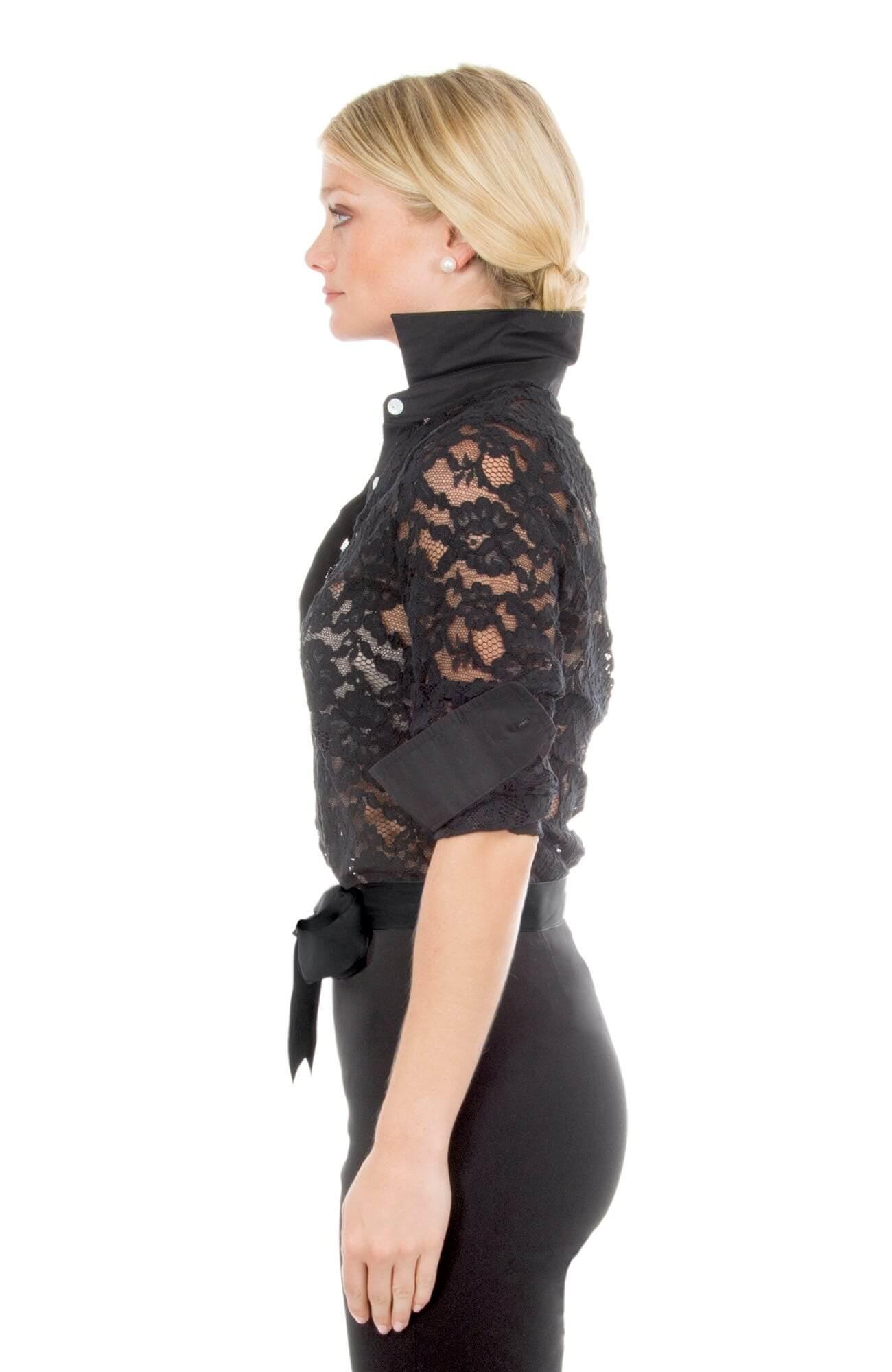 Lacelet Blouse - Final Sale Black