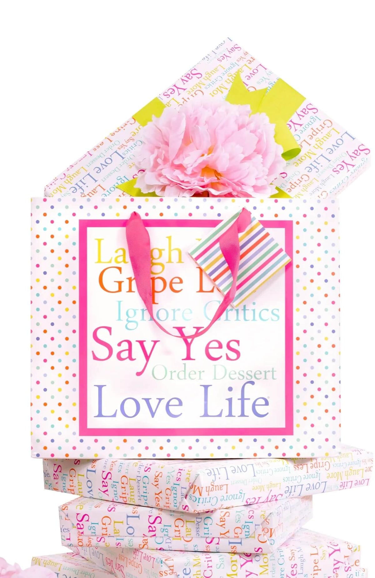 Laugh More Gift Bag - Small, Medium & Large Medium