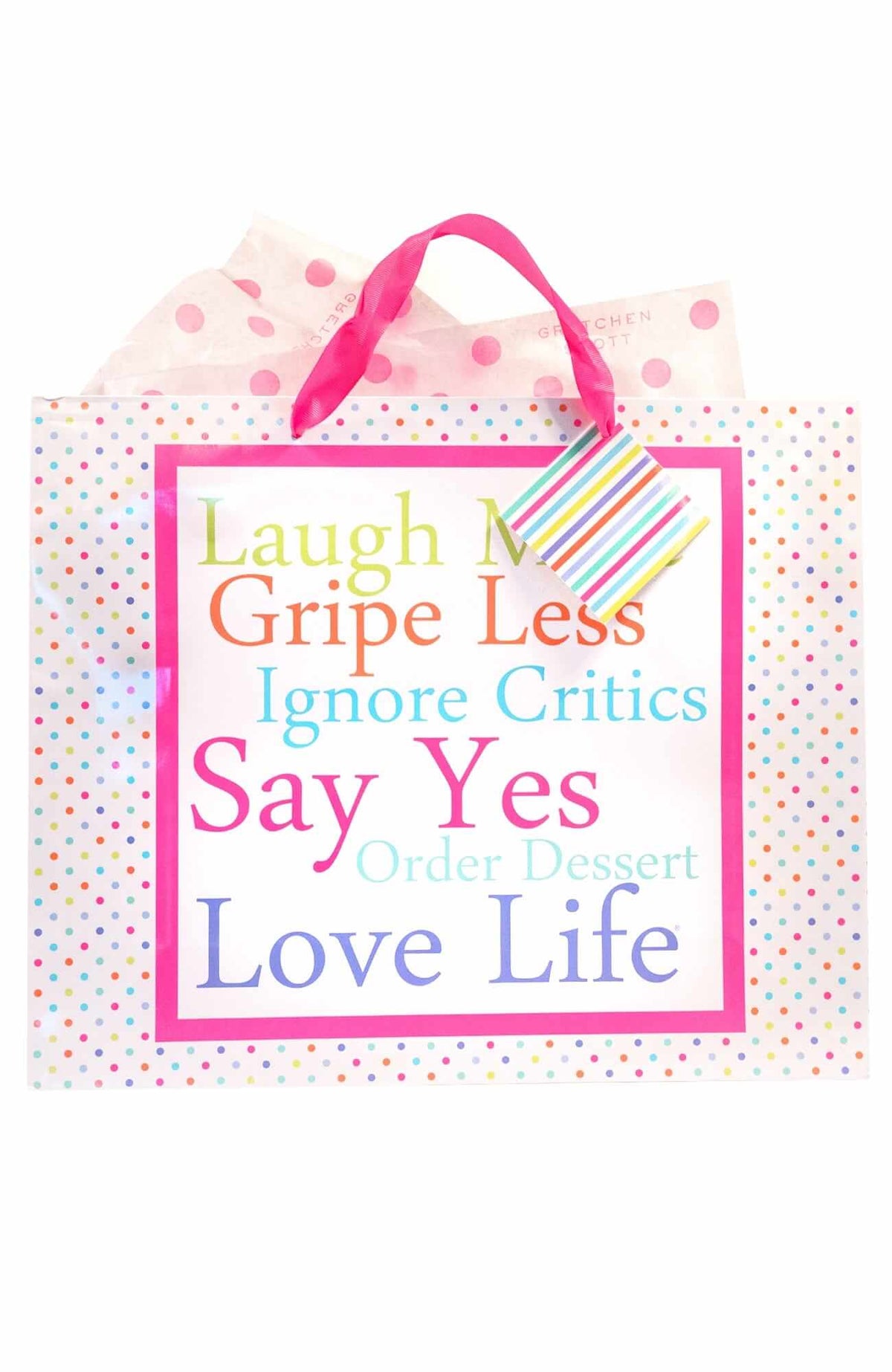Laugh More Gift Bag - Small, Medium & Large Large