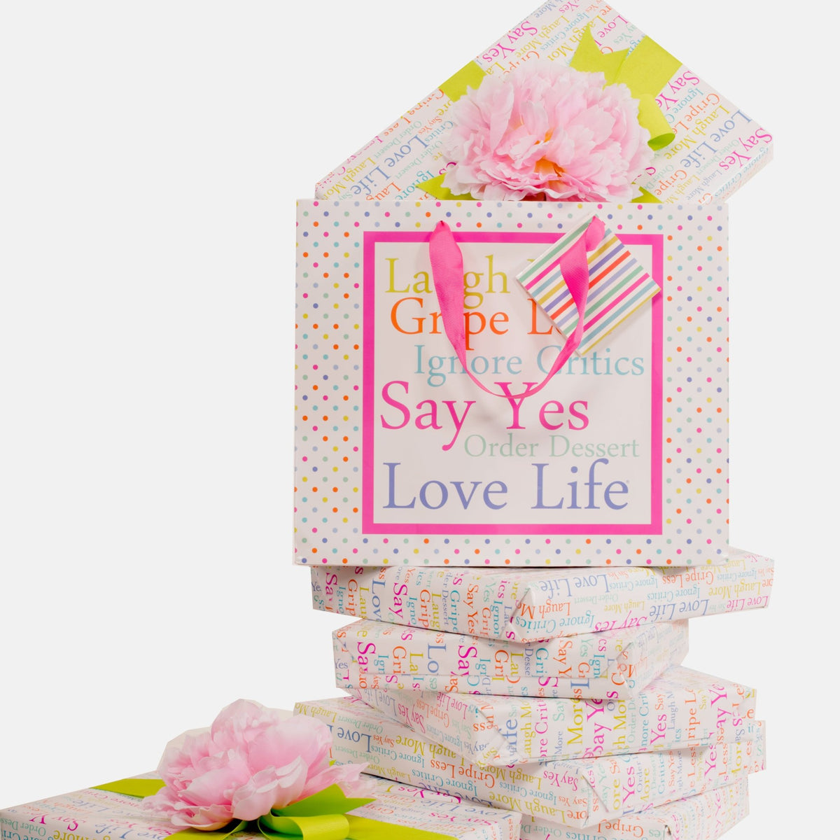 Laugh More Gift Bag - Small, Medium & Large Small