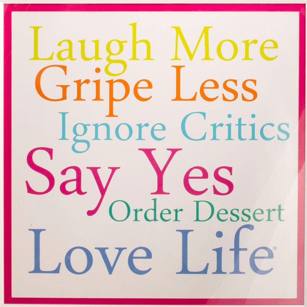 Laugh More Gift Bag - Large Multi Large