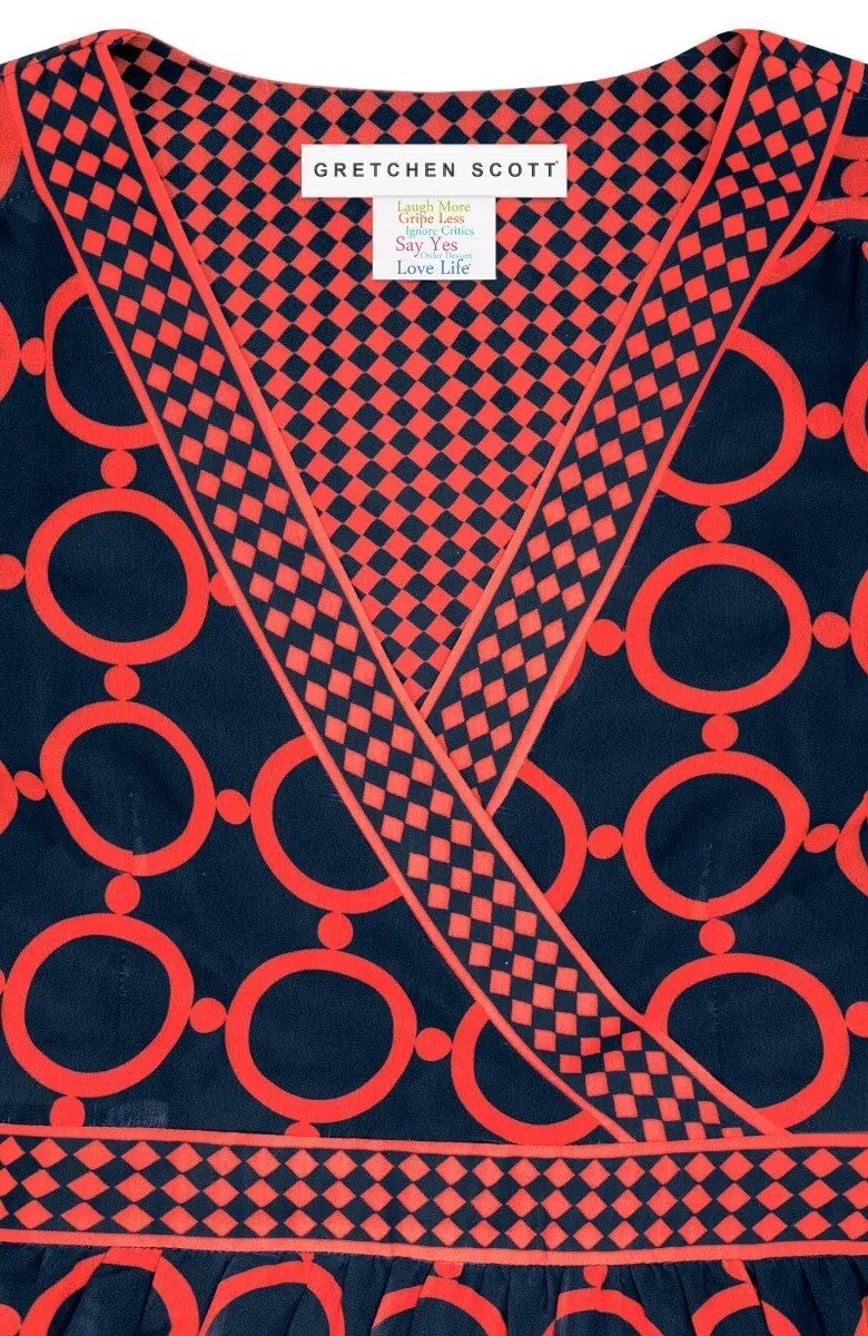 Le Marais Dress - Dip & Dot - Final Sale Navy Wrc