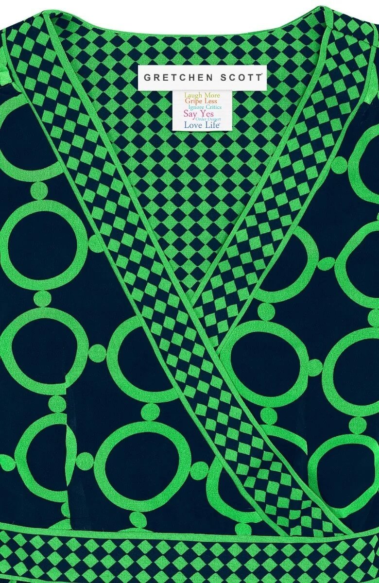 Le Marais Dress - Dip & Dot - Final Sale Navy Kelly