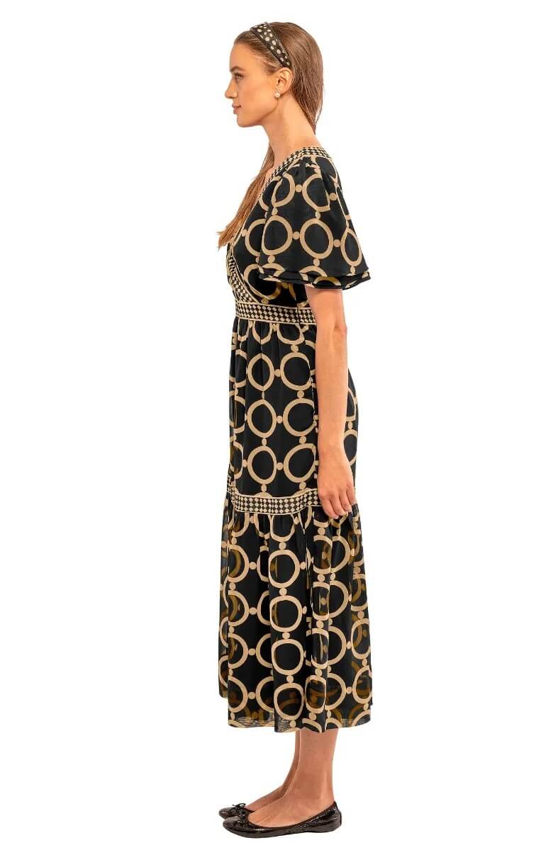 Le Marais Midi/Maxi - Dip & Dot - Final Sale Black