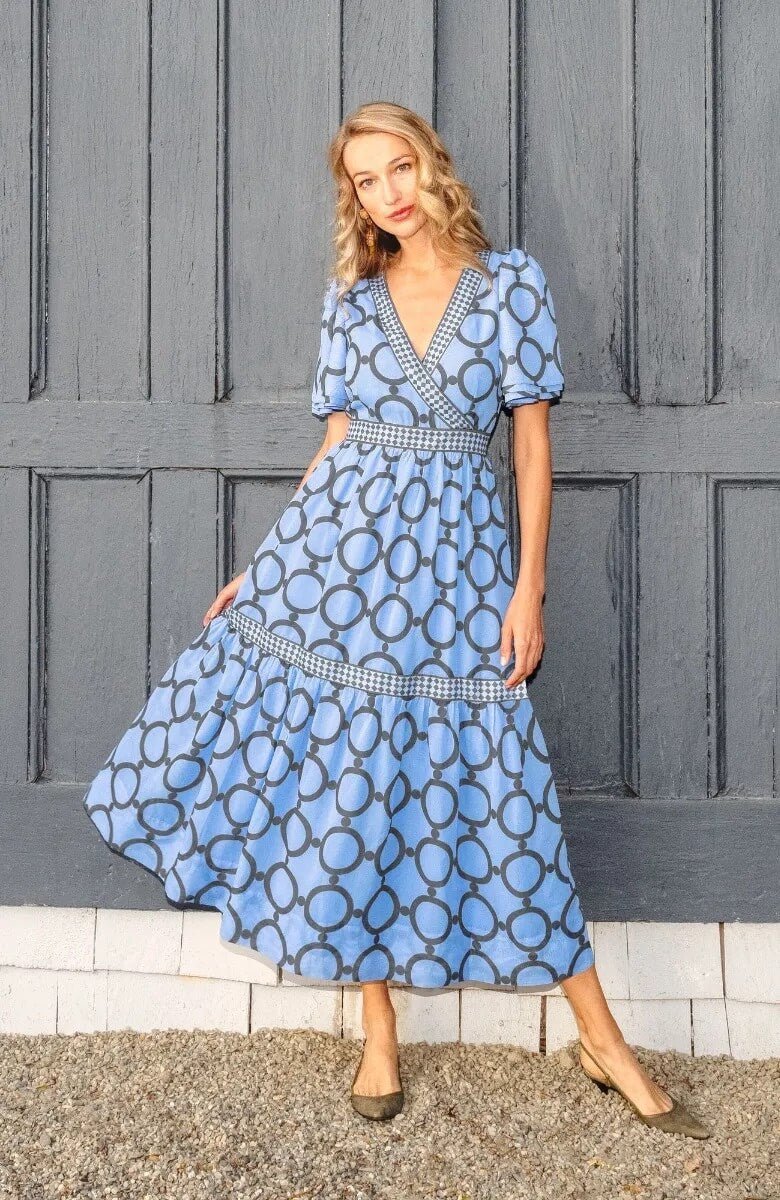 Le Marais Midi/Maxi - Dip & Dot - Final Sale Periwinkle
