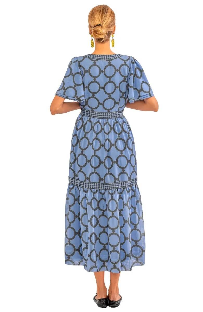 Le Marais Midi/Maxi - Dip & Dot - Final Sale Periwinkle