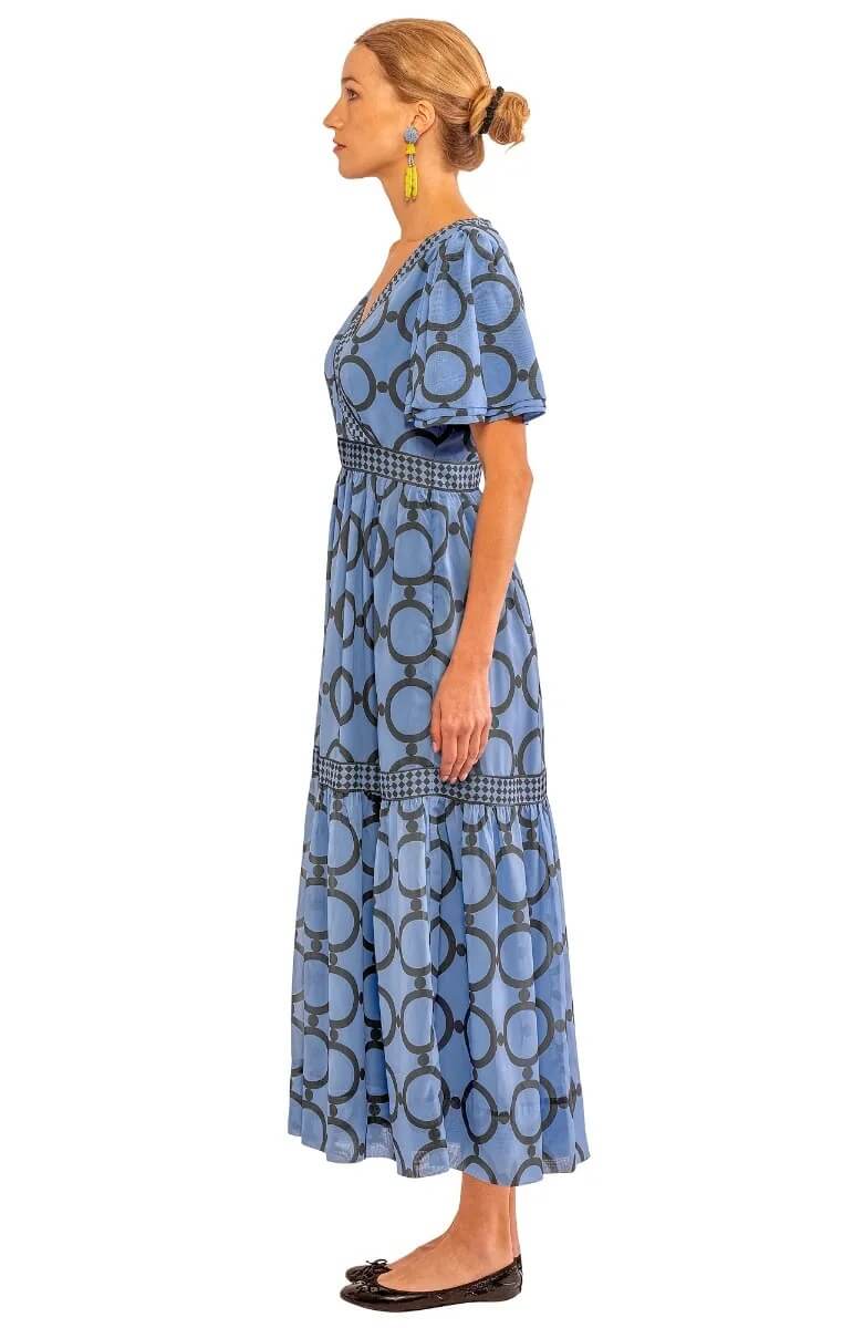 Le Marais Midi/Maxi - Dip & Dot - Final Sale Periwinkle