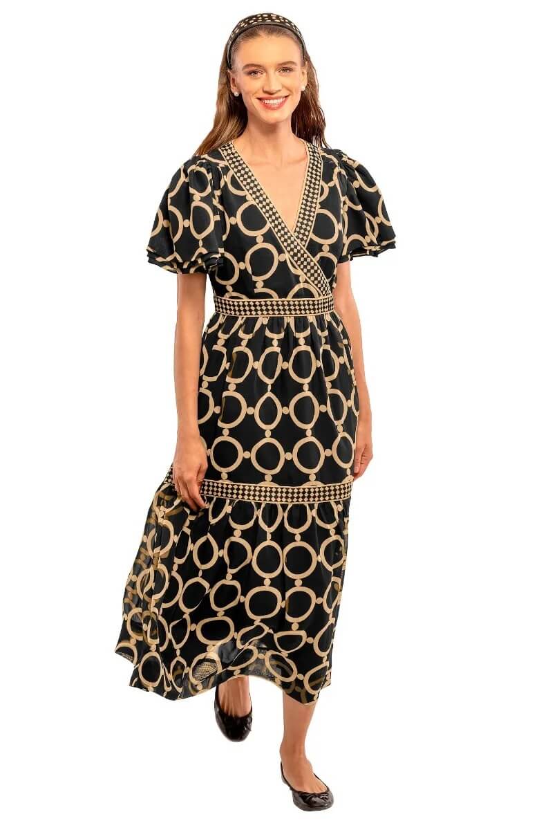 Le Marais Midi/Maxi - Dip & Dot - Final Sale Black