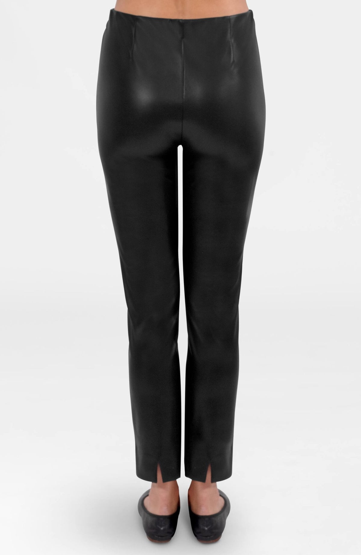 Leatherette Gripeless Pants Black