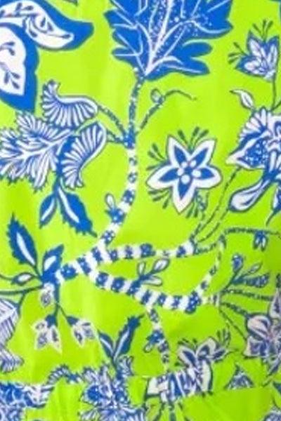 Surf's Up Dress - Glorious - Final Sale Lime Brighblue