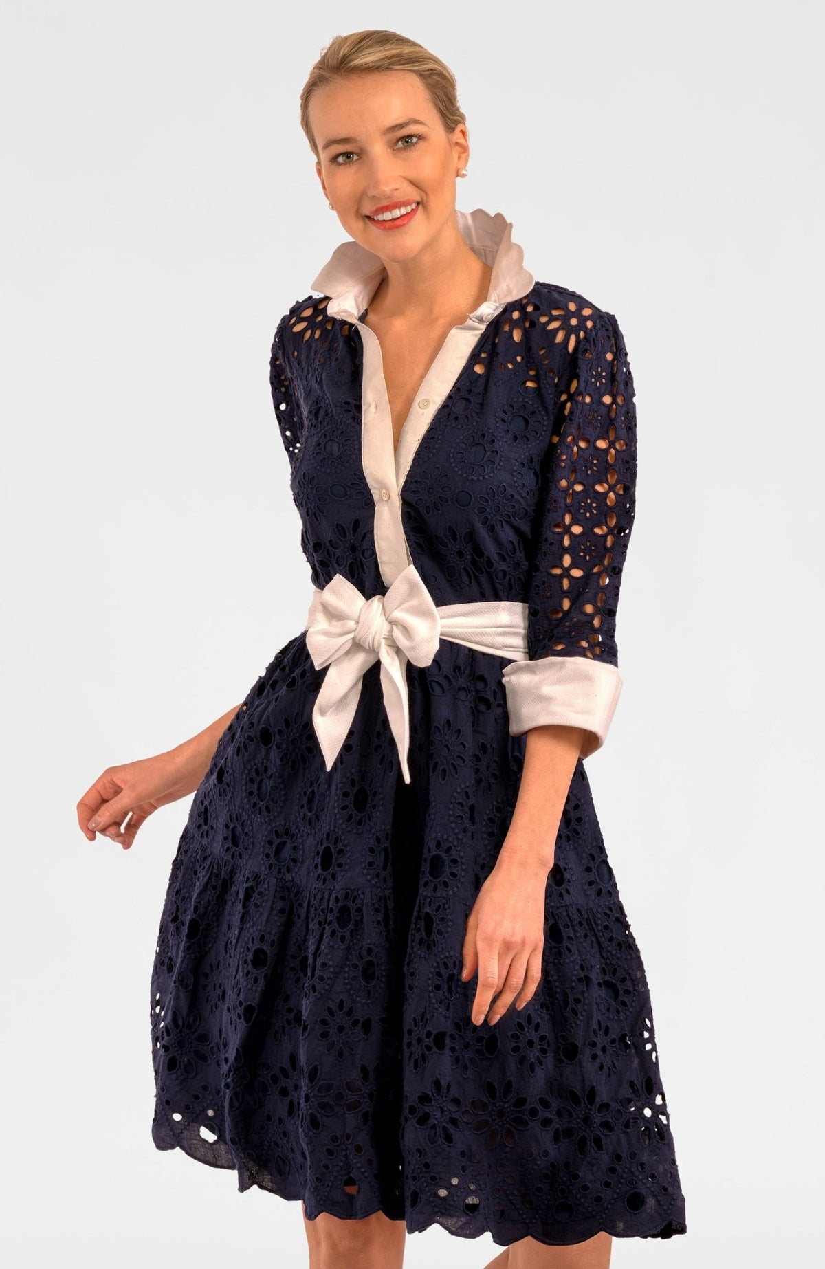 Little Bo Peep Dress - La Di Da Navy