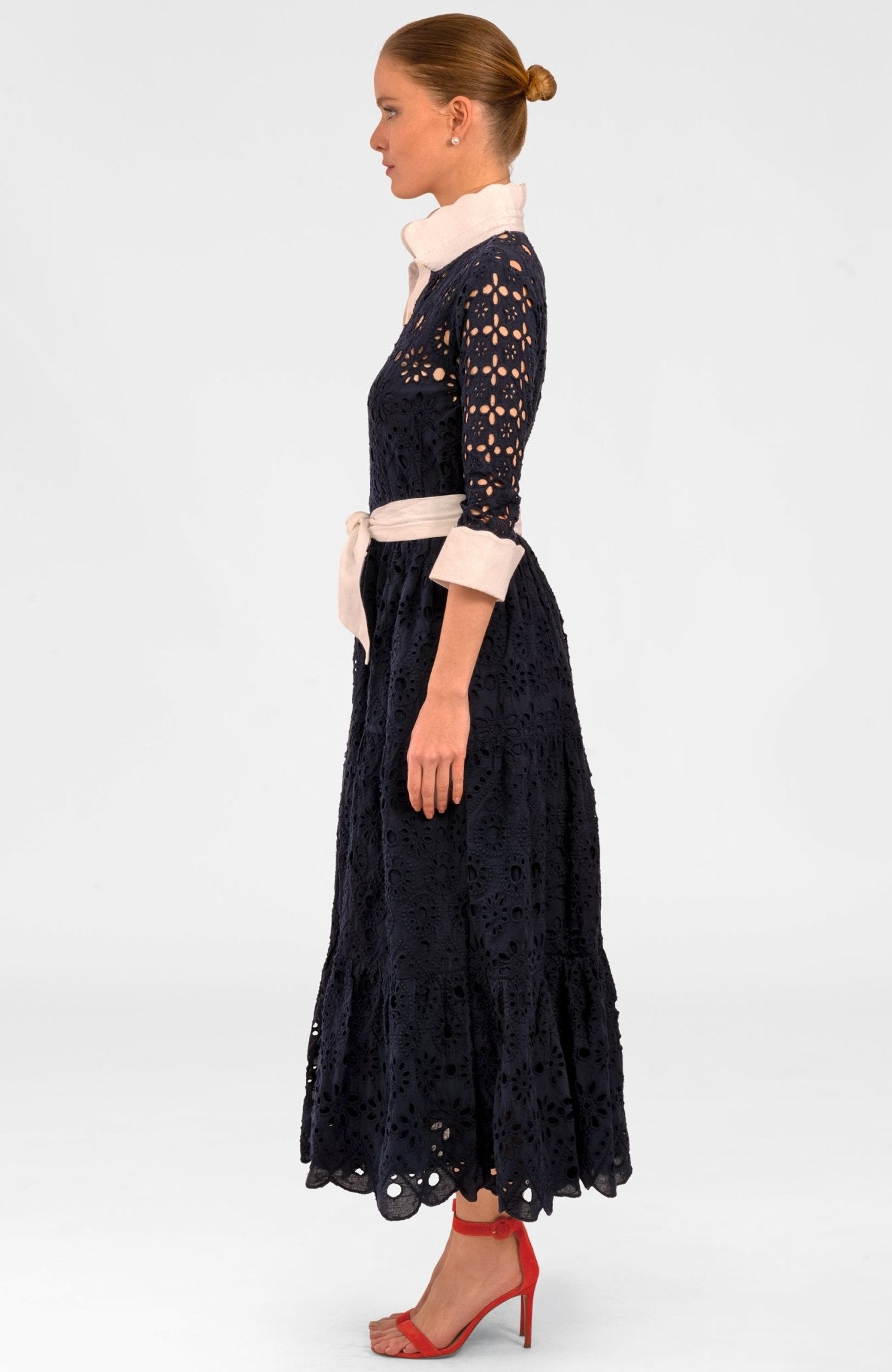 Little Bo Peep Midi Dress Navy
