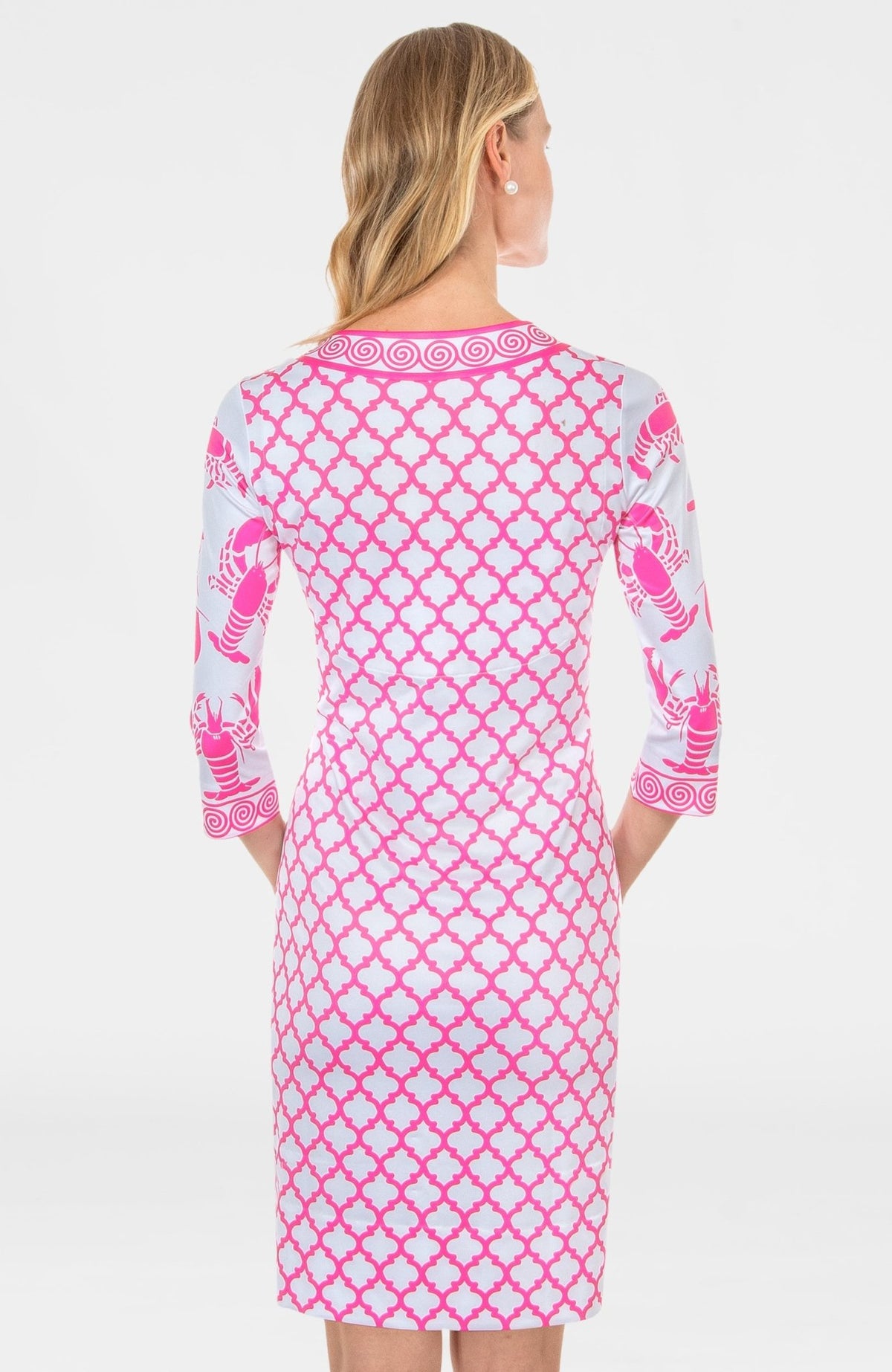 Lobster Soup Dress Pink Orange
