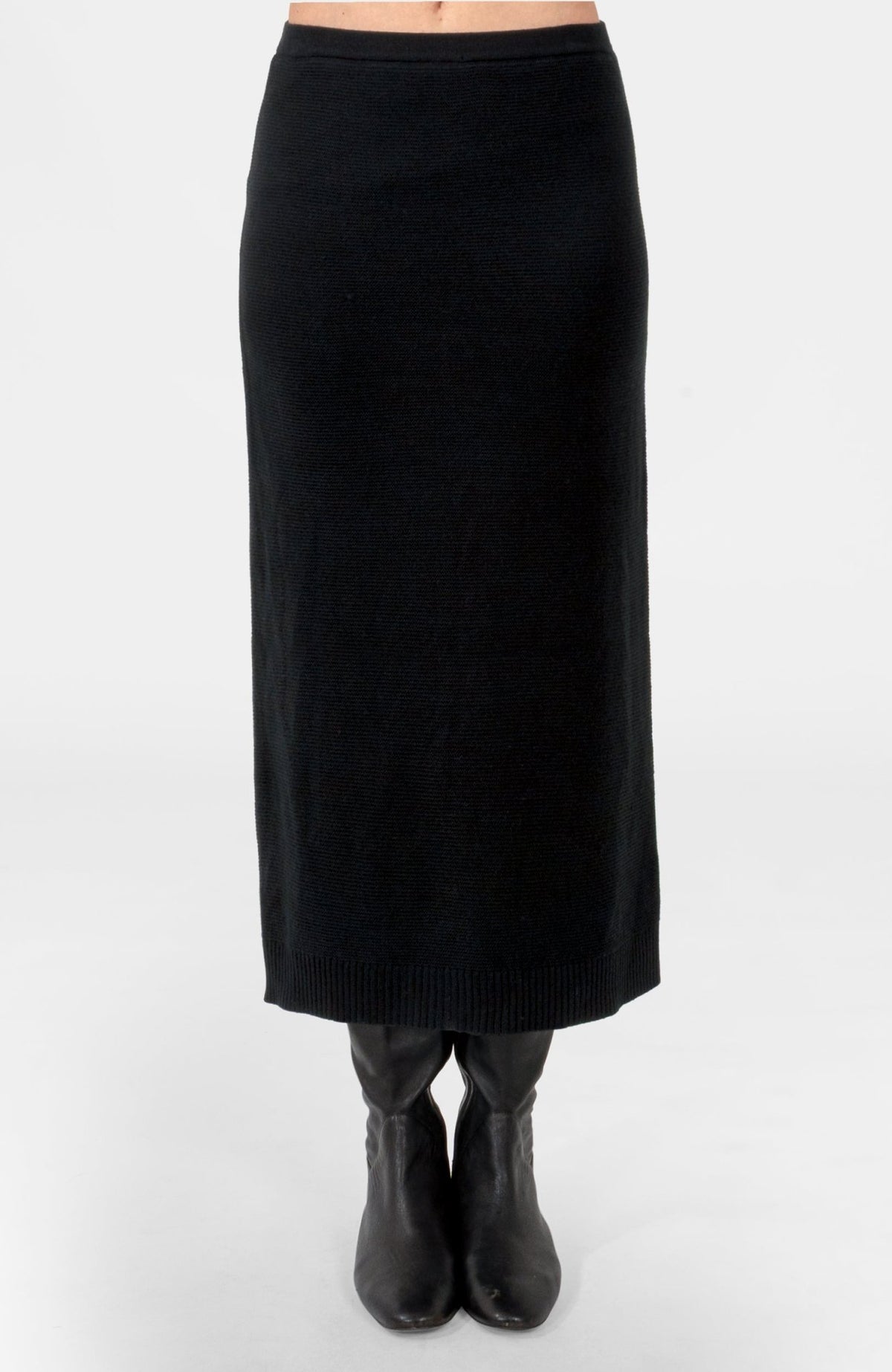 Lock It Up Maxi Skirt Black