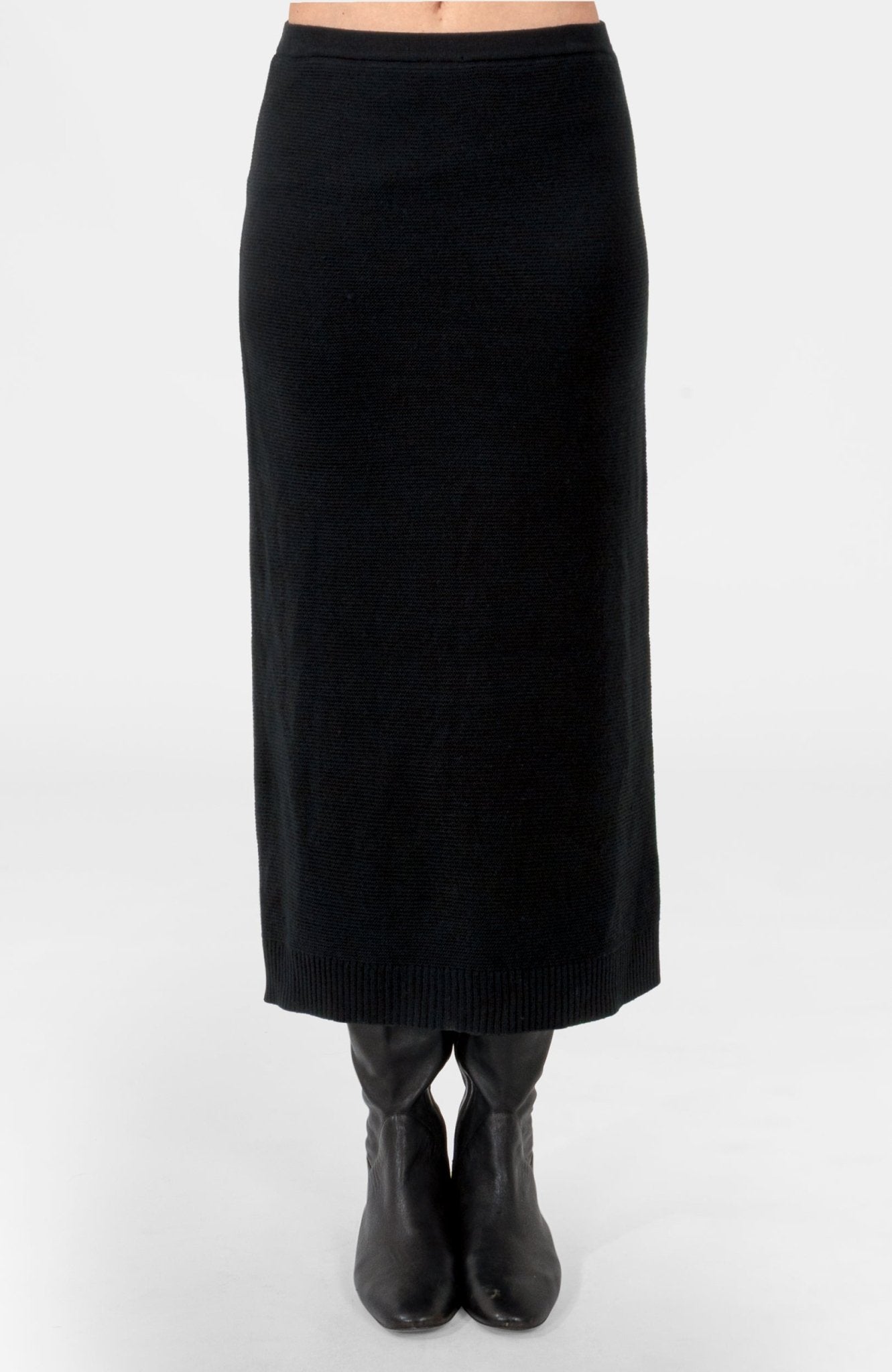 Lock It Up Maxi Skirt Black