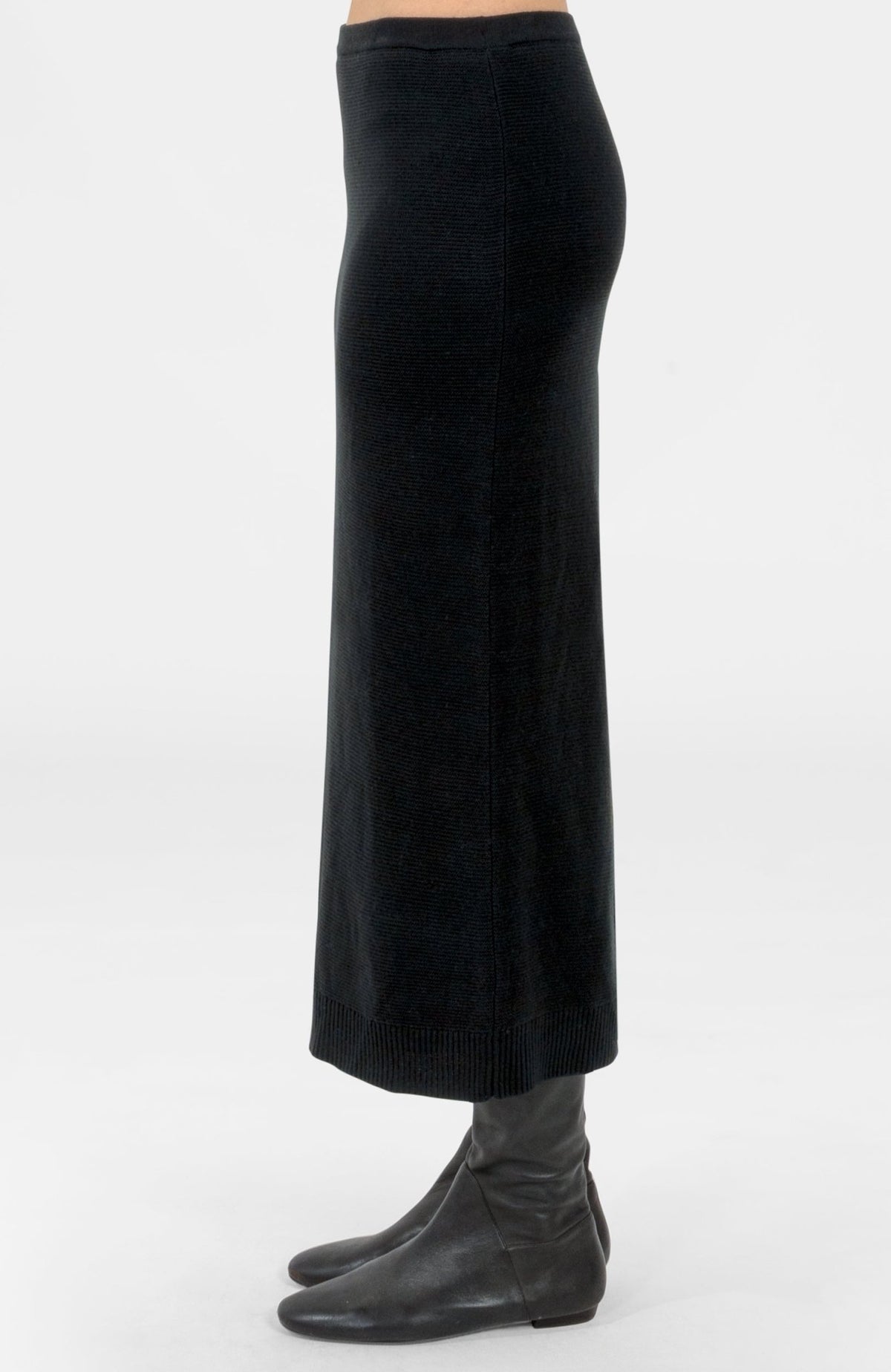 Lock It Up Maxi Skirt Black