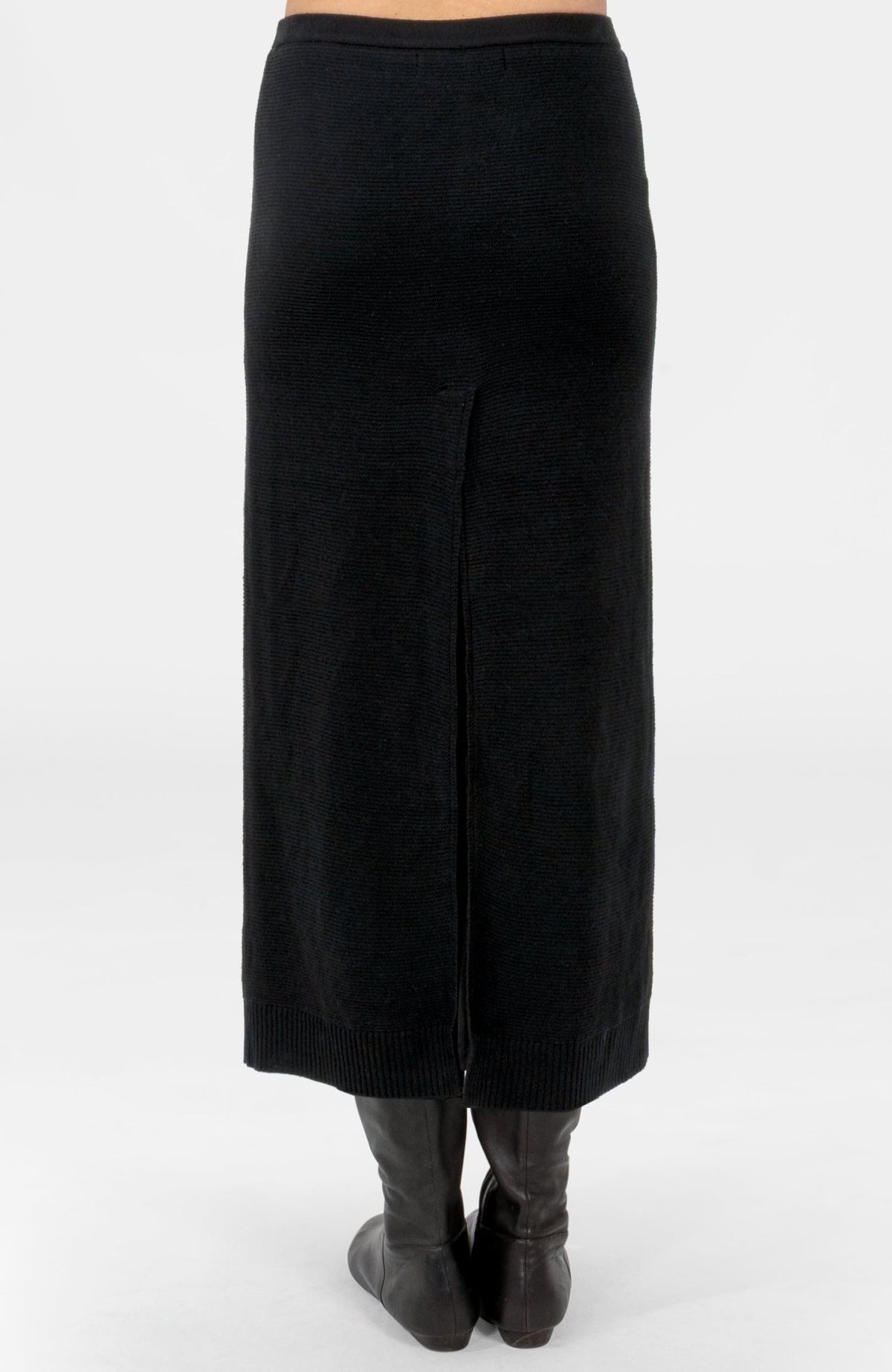 Lock It Up Maxi Skirt Black