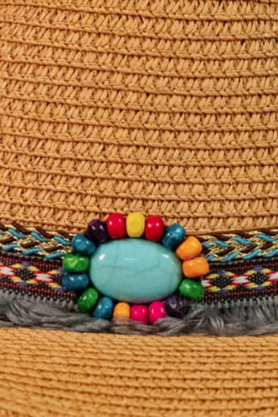 Mermaid Cowboy Hat - Band Tan One Size