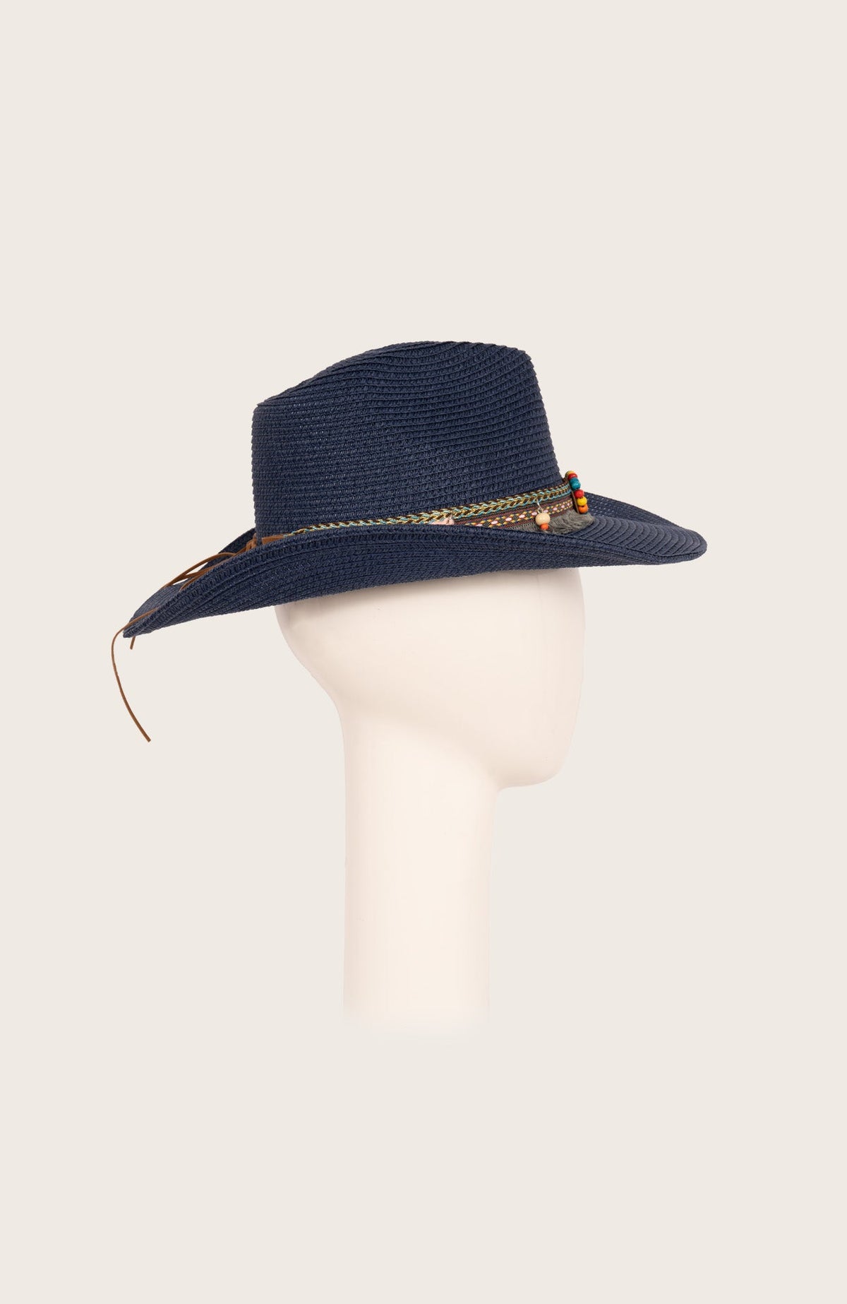 Mermaid Cowboy Hat - Rainbow Navy One Size