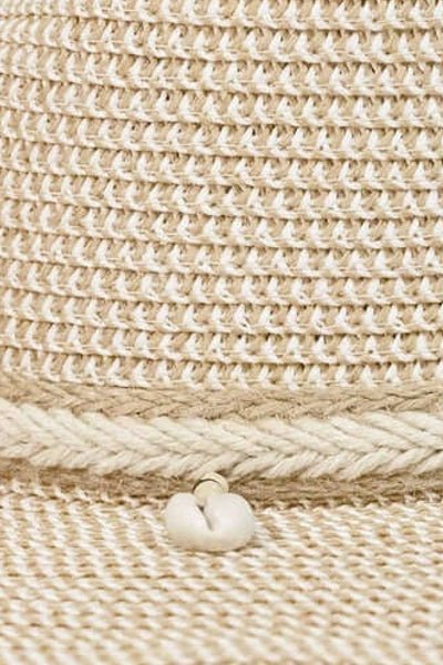 Mermaid Cowboy Hat - Shells Beige One Size