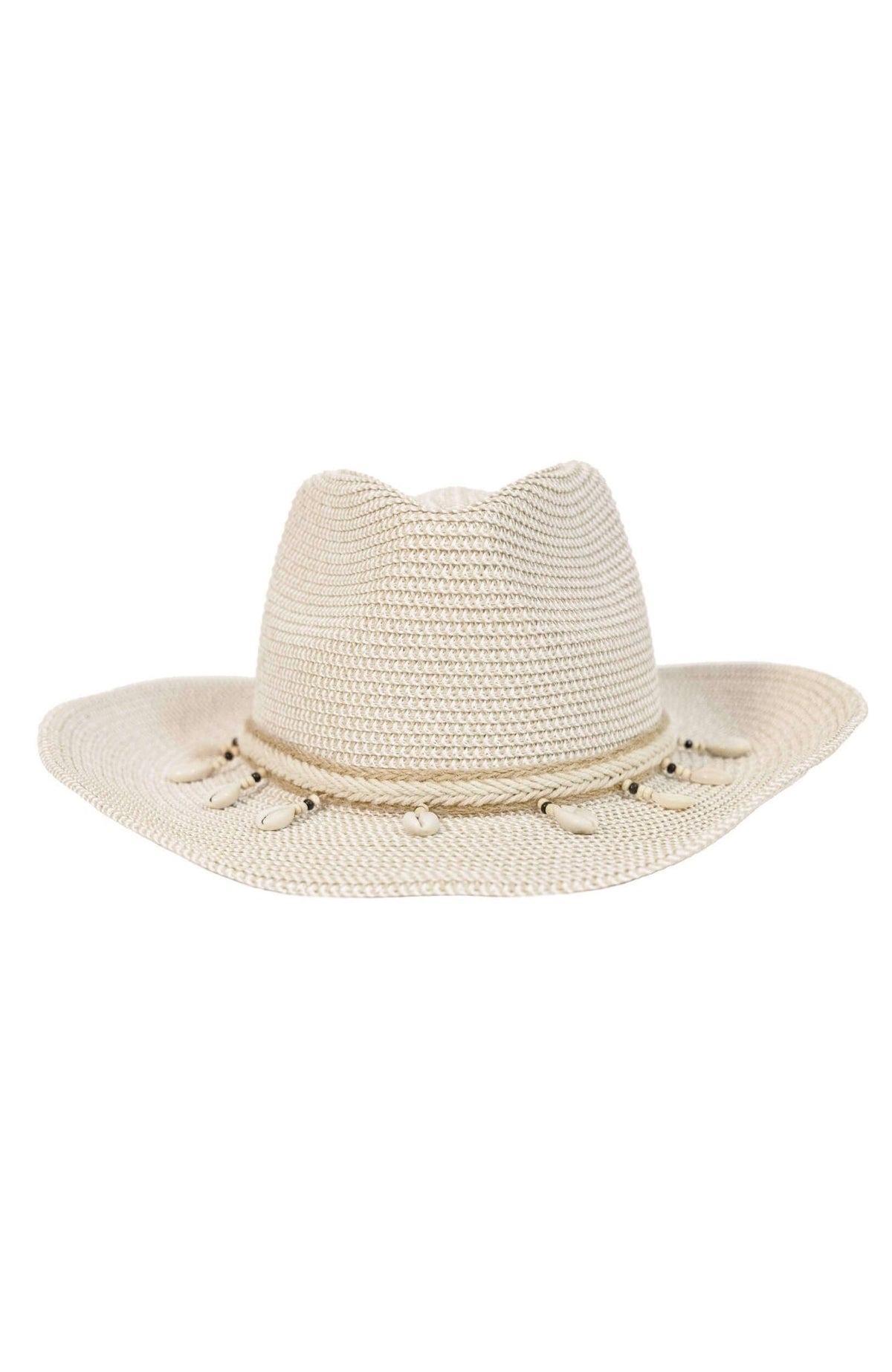 Mermaid Cowboy Hat - Shells Ivory One Size