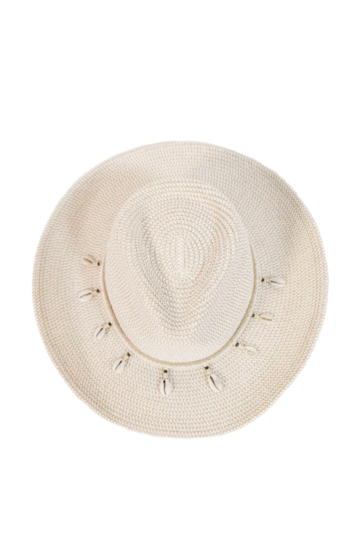 Mermaid Cowboy Hat - Shells Ivory One Size