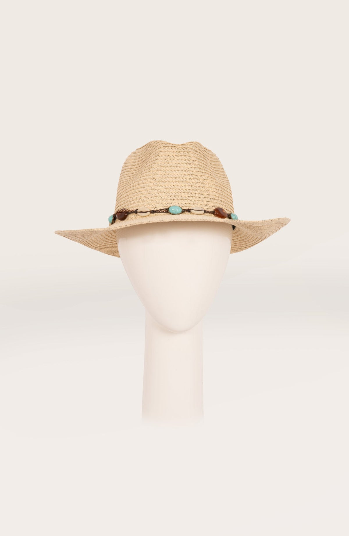 Mermaid Cowboy Hat - Stones Beige One Size