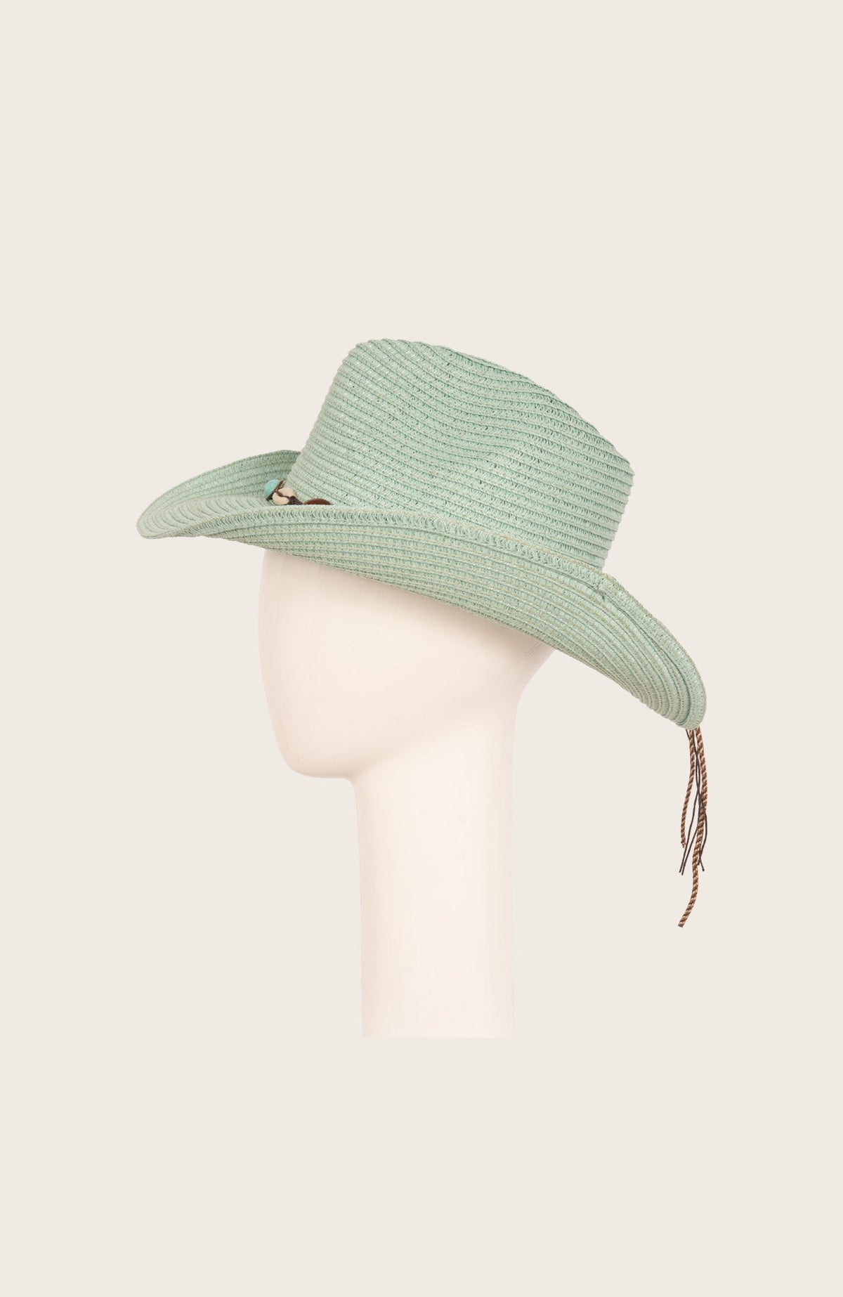 Mermaid Cowboy Hat - Stones Seafoam One Size