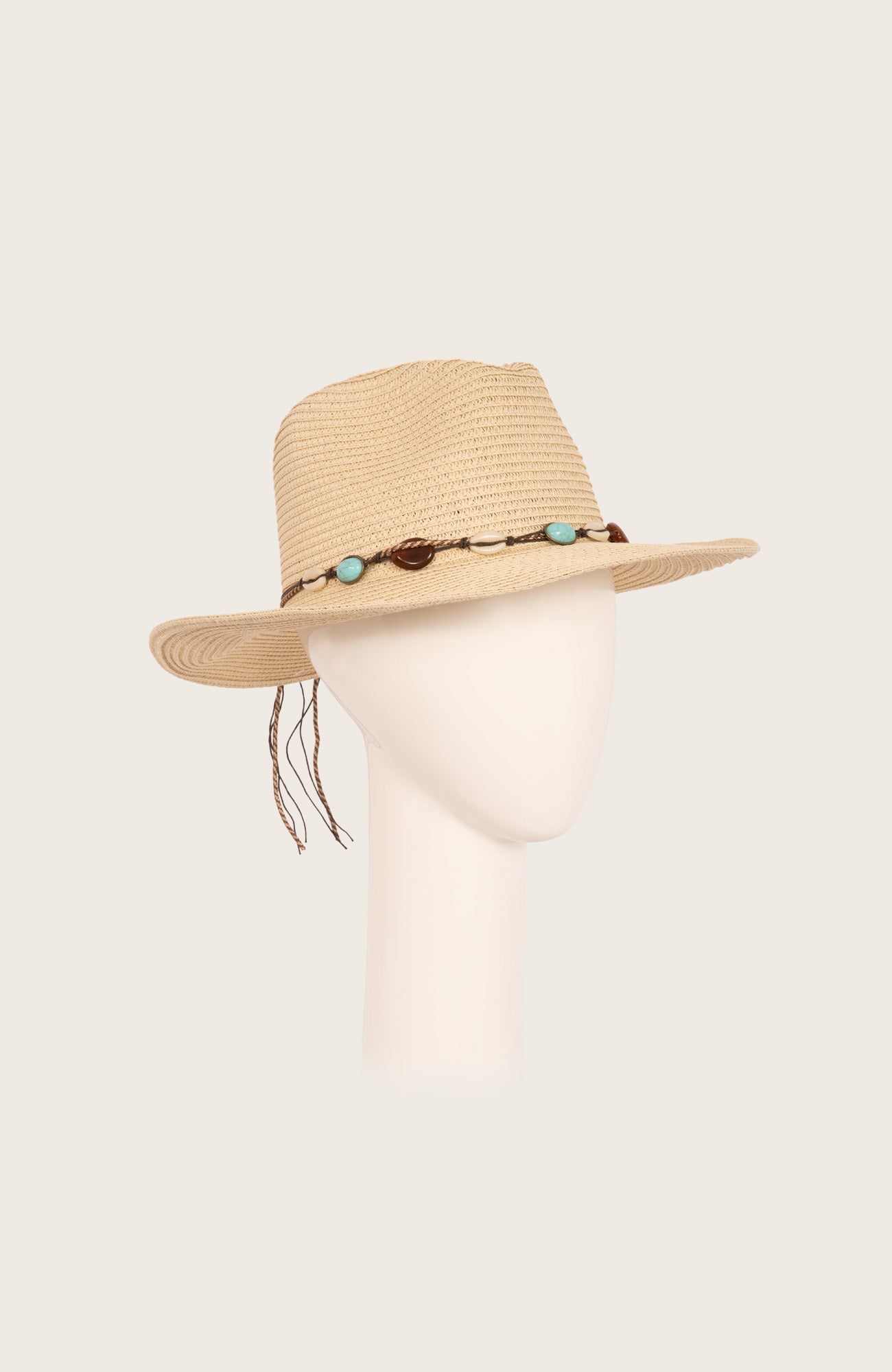 Mermaid Cowboy Hat - Stones Beige One Size