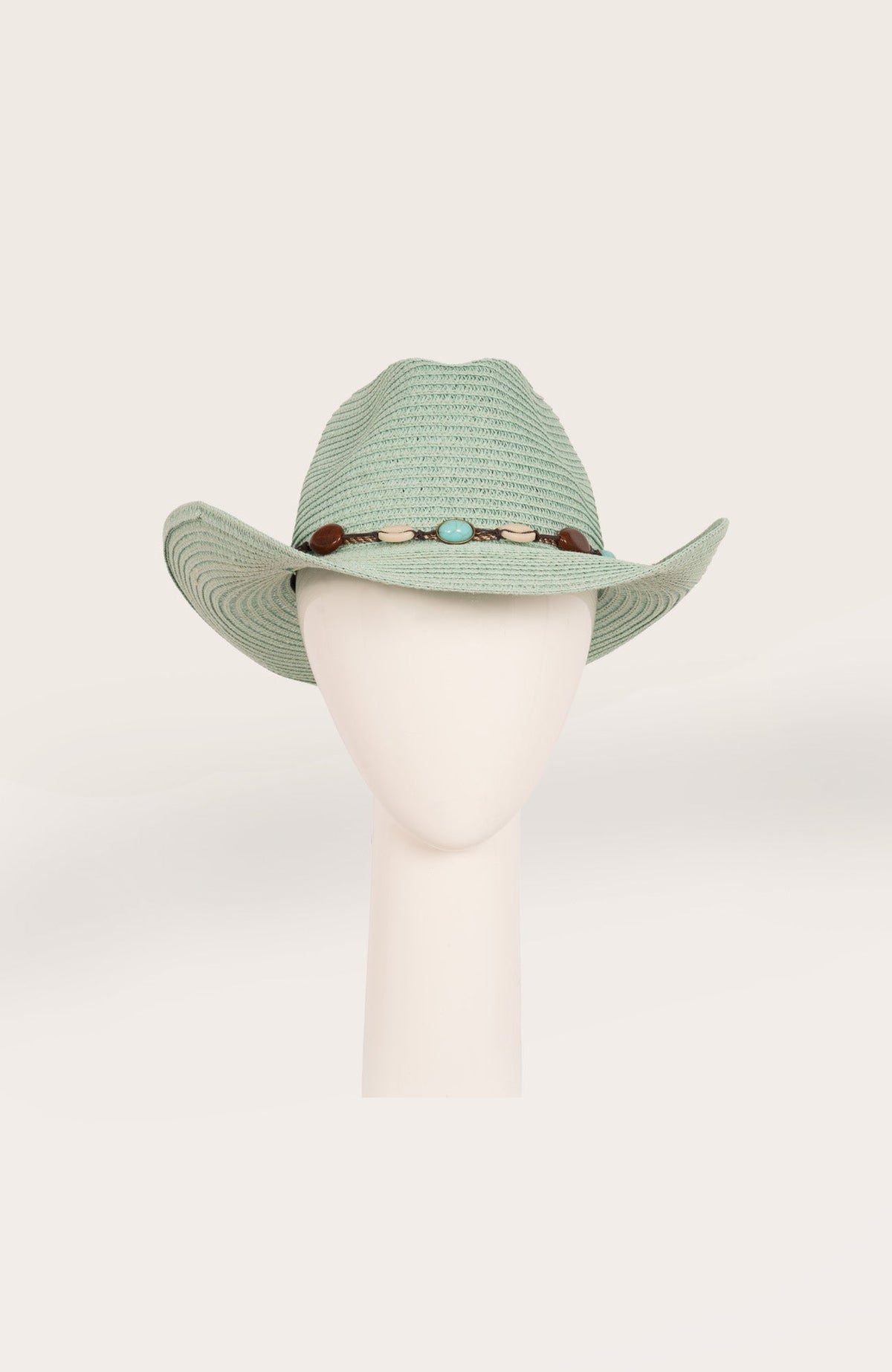 Mermaid Cowboy Hat - Stones Seafoam One Size