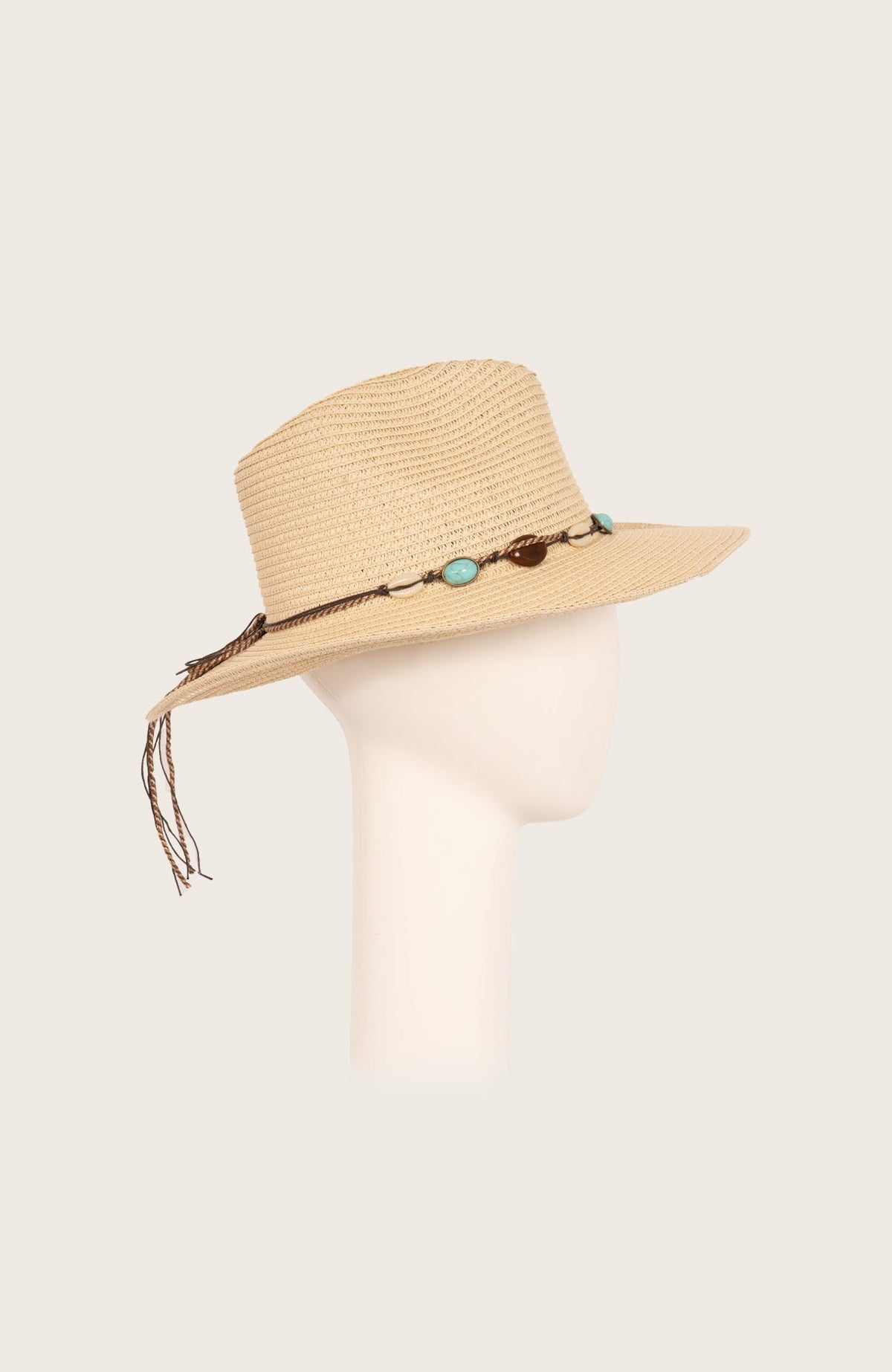 Mermaid Cowboy Hat - Stones Beige One Size