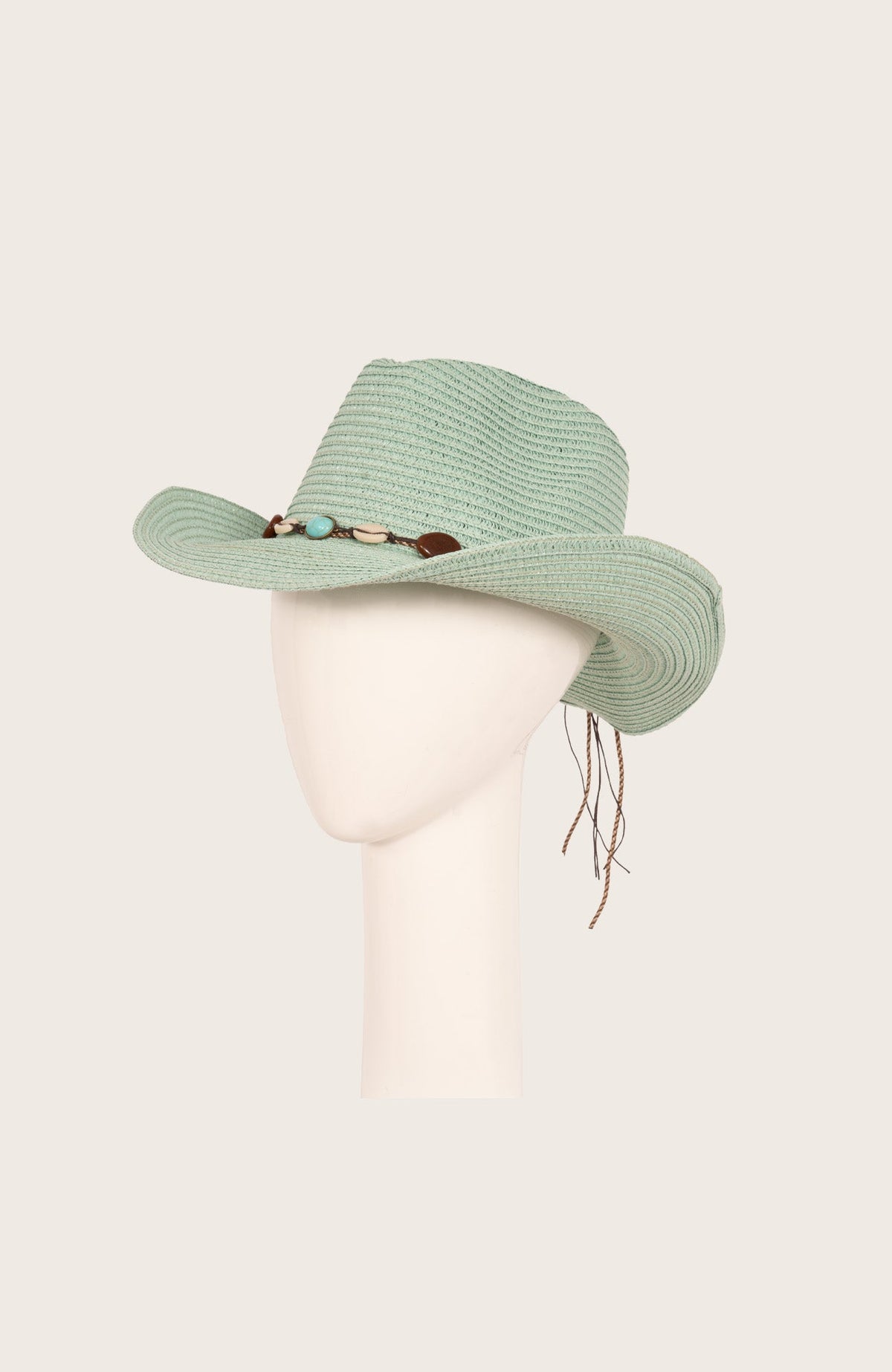 Mermaid Cowboy Hat - Stones Seafoam One Size