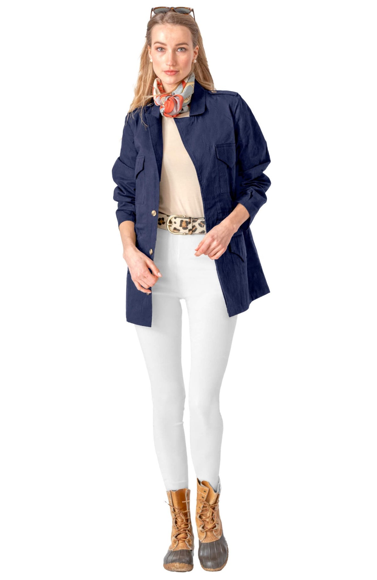 Military Jane Jacket - Solid Navy