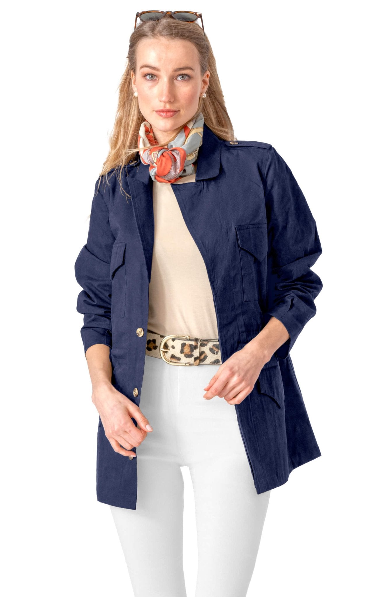Military Jane Jacket - Solid Navy