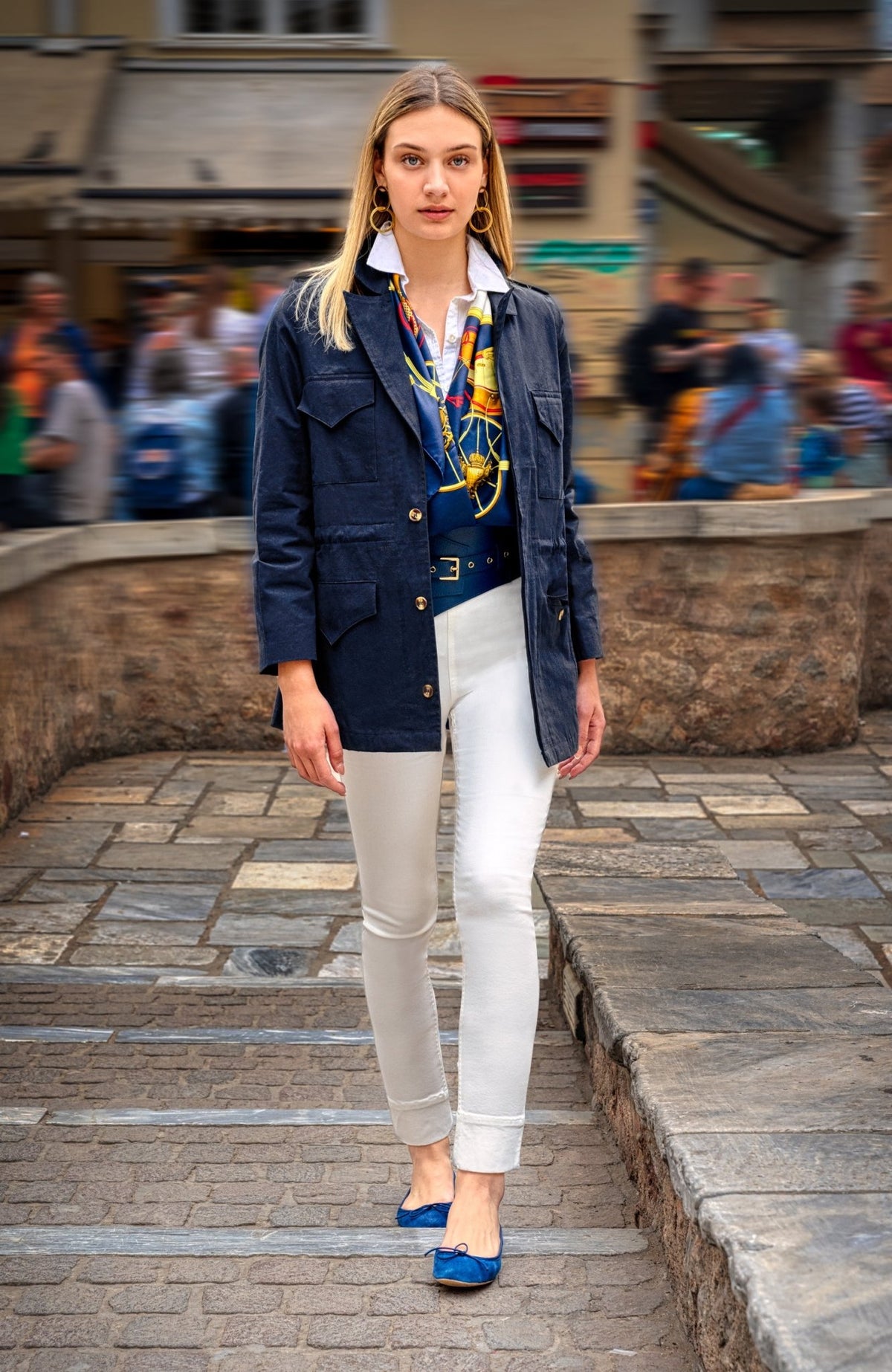 Military Jane Jacket - Solid Navy