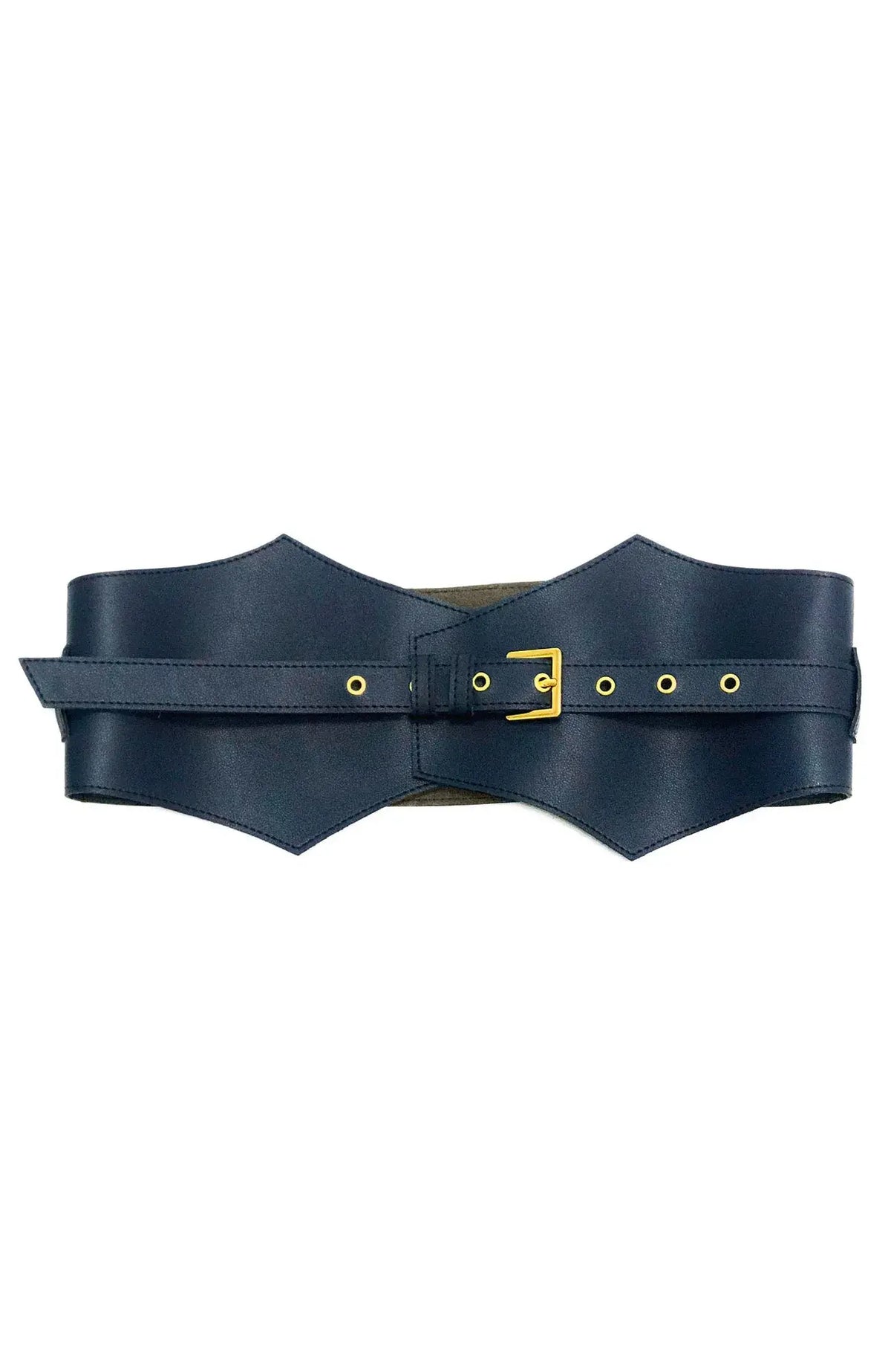 Adjustable Corset Belt Navy