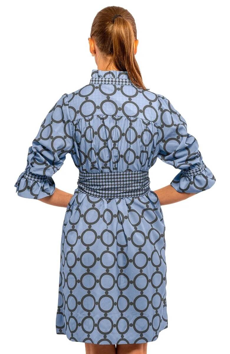 Outta Sight Tunic Dress - Dip & Dot - Final Sale Periwinkle