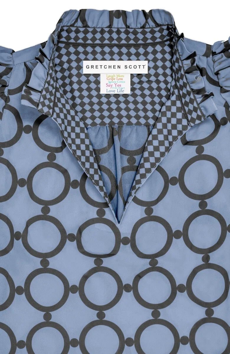 Outta Sight Tunic Dress - Dip & Dot - Final Sale Periwinkle