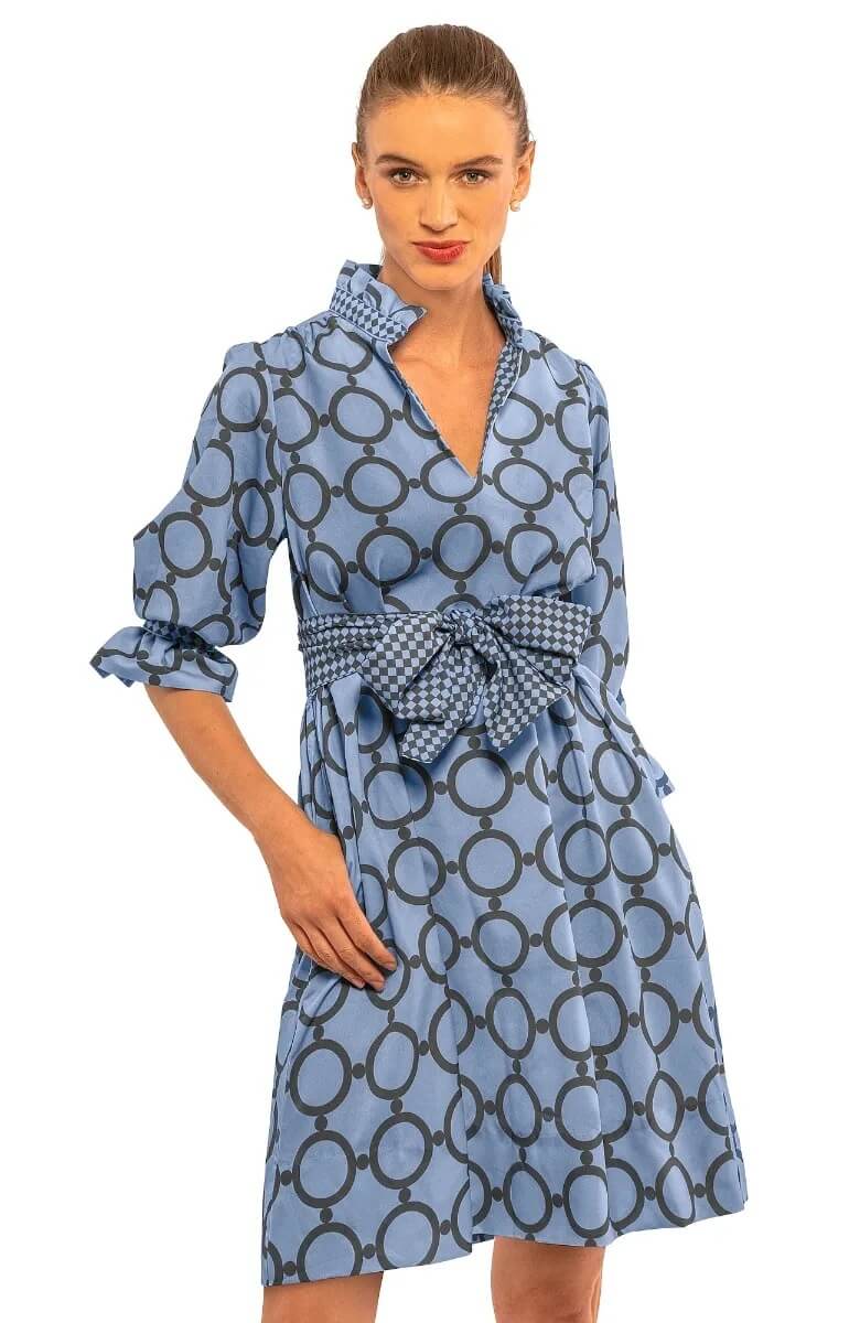 Outta Sight Tunic Dress - Dip & Dot - Final Sale Periwinkle