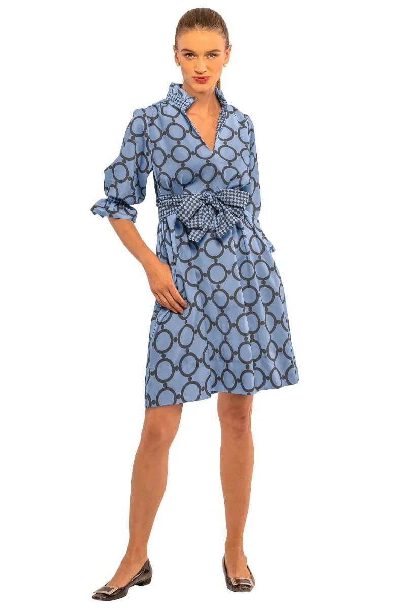 Outta Sight Tunic Dress - Dip & Dot - Final Sale Periwinkle