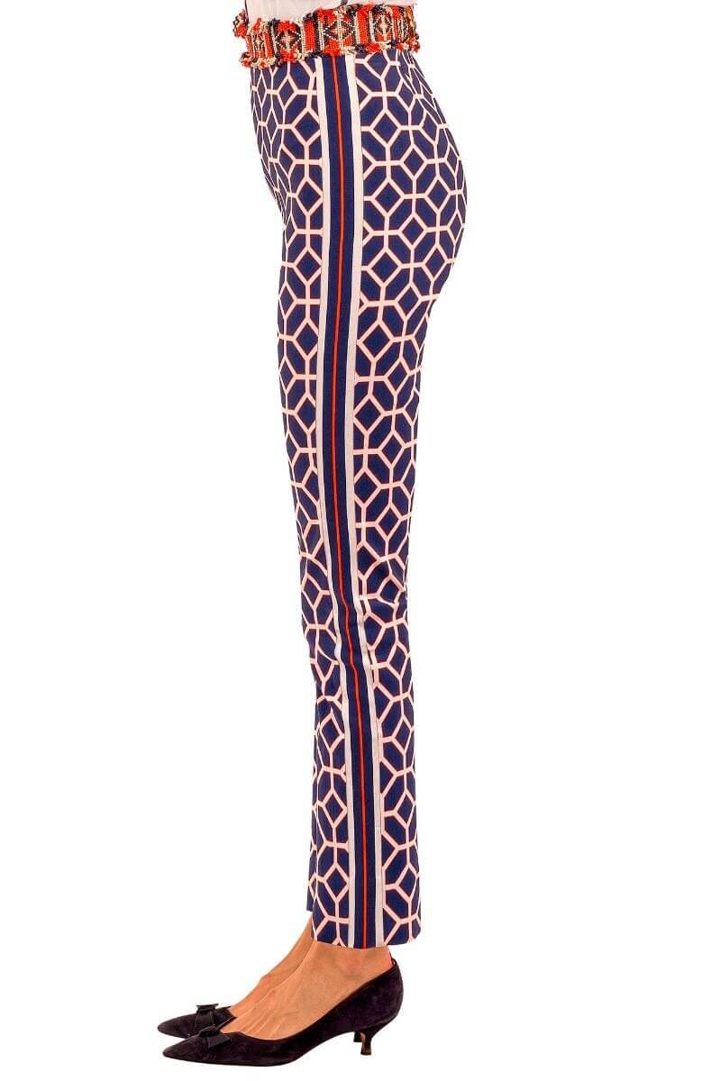 GripeLess Pull On Pant - Lucy In The Sky With Diamonds Navy