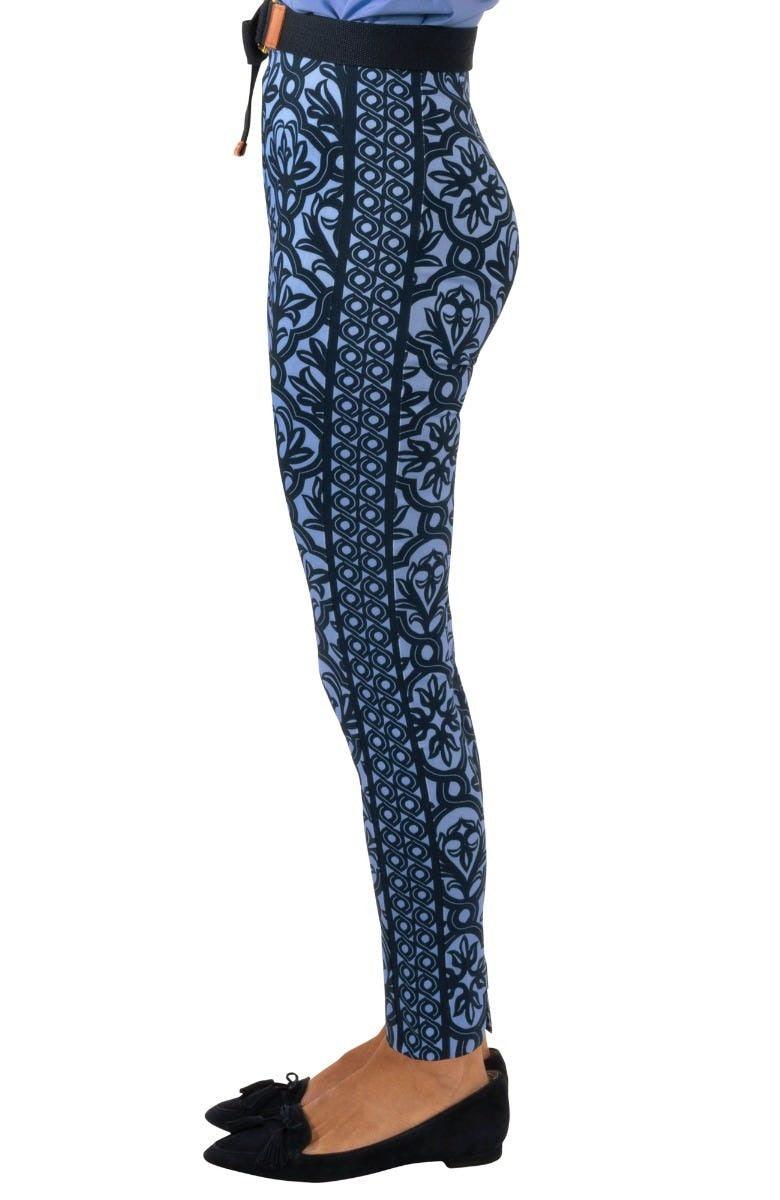 Gripeless Pull On Pants - Wall Of Secrets - Final Sale Navy Peri