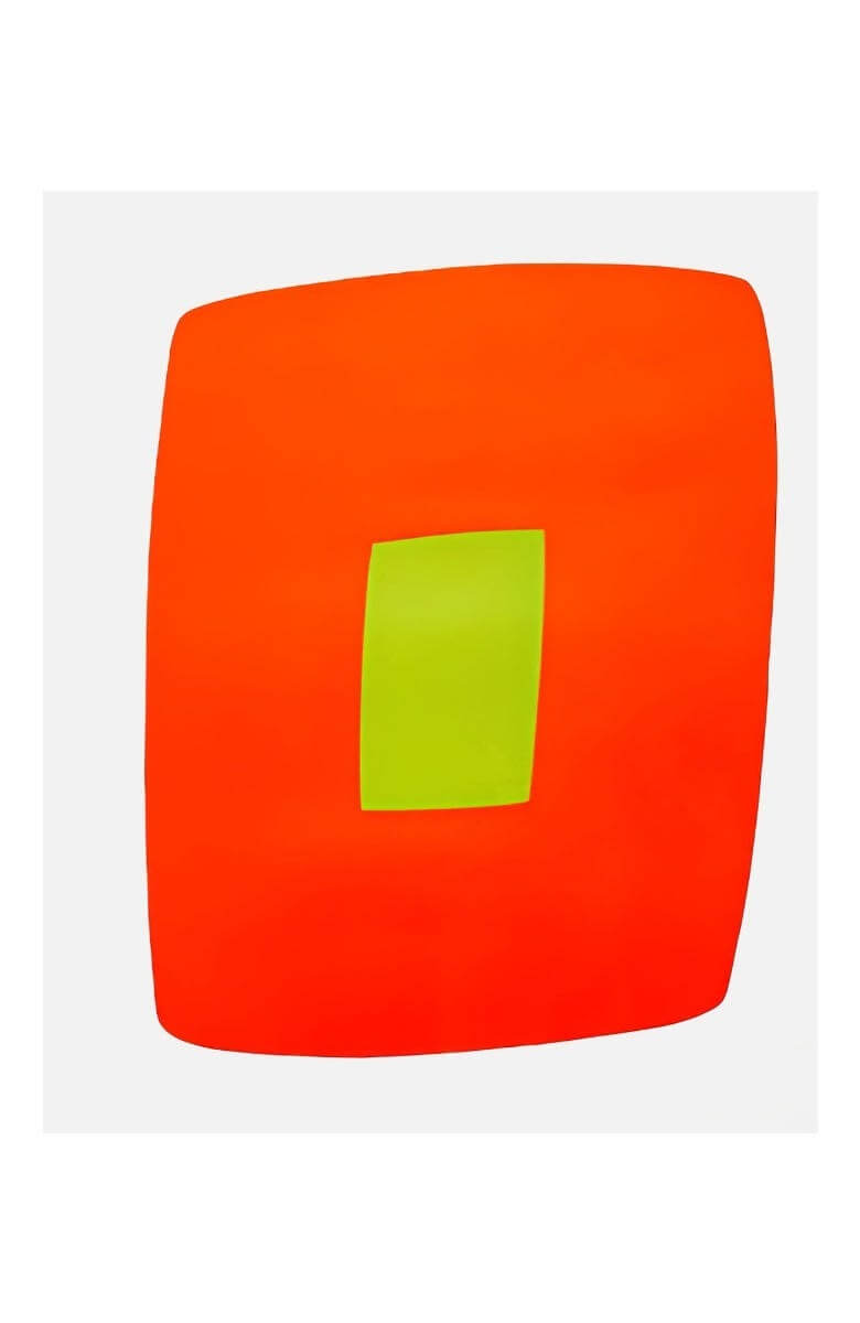 Ellsworth Kelly Lithograph Green Orange