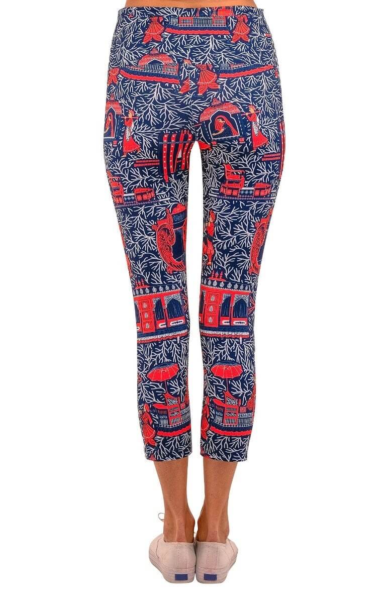 Leggings - Palanquin Party Navy