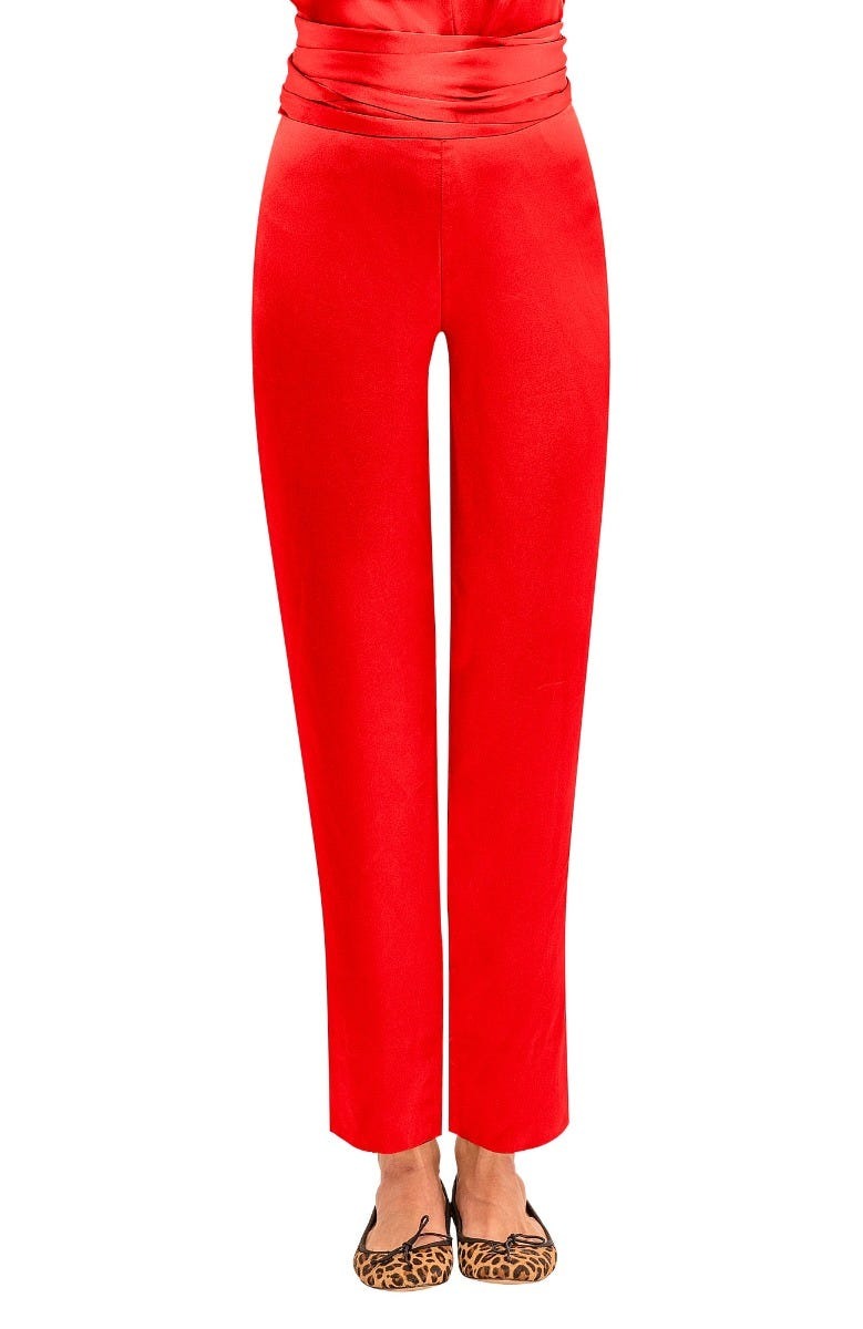 Pull On Pant - Mix Master Solid Crimson