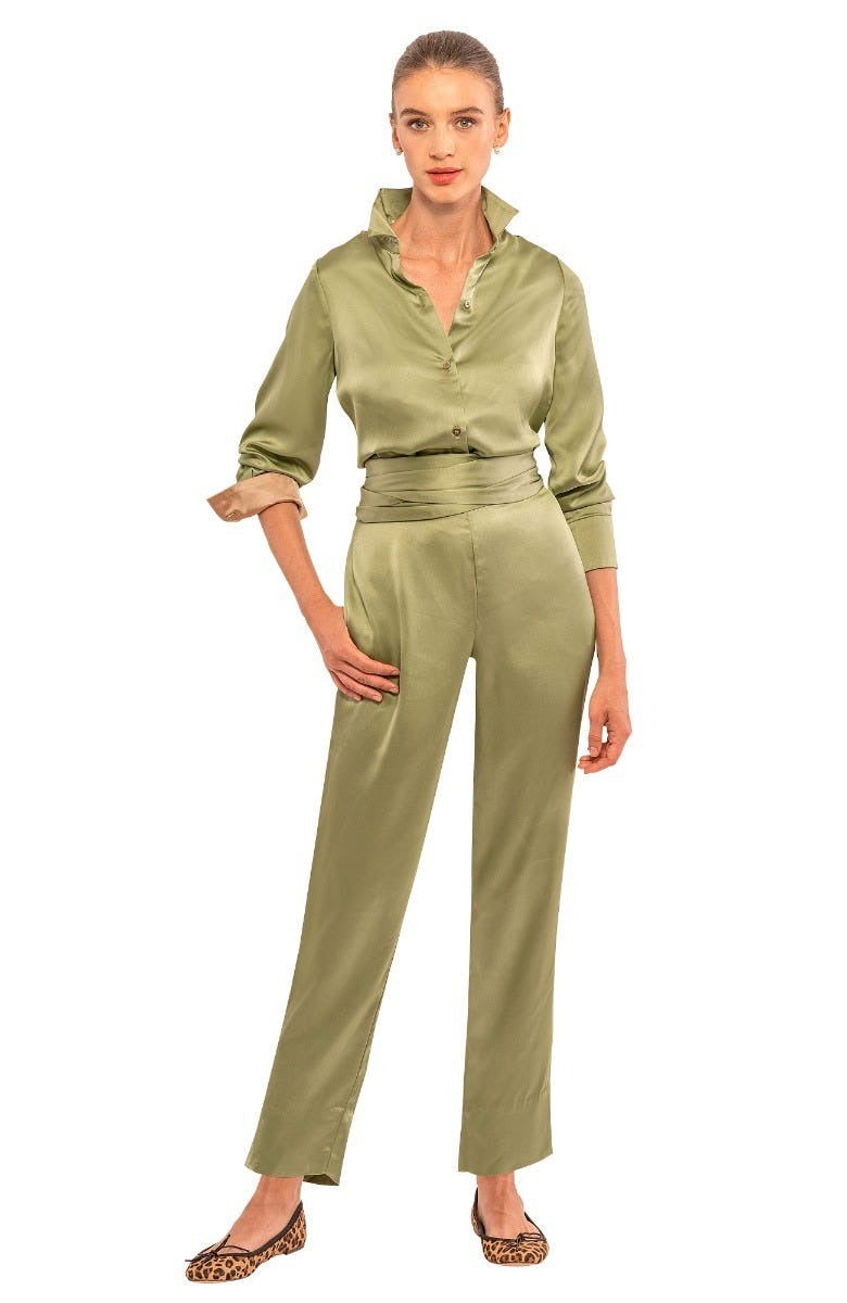 Pull On Pant - Mix Master Solid Olive