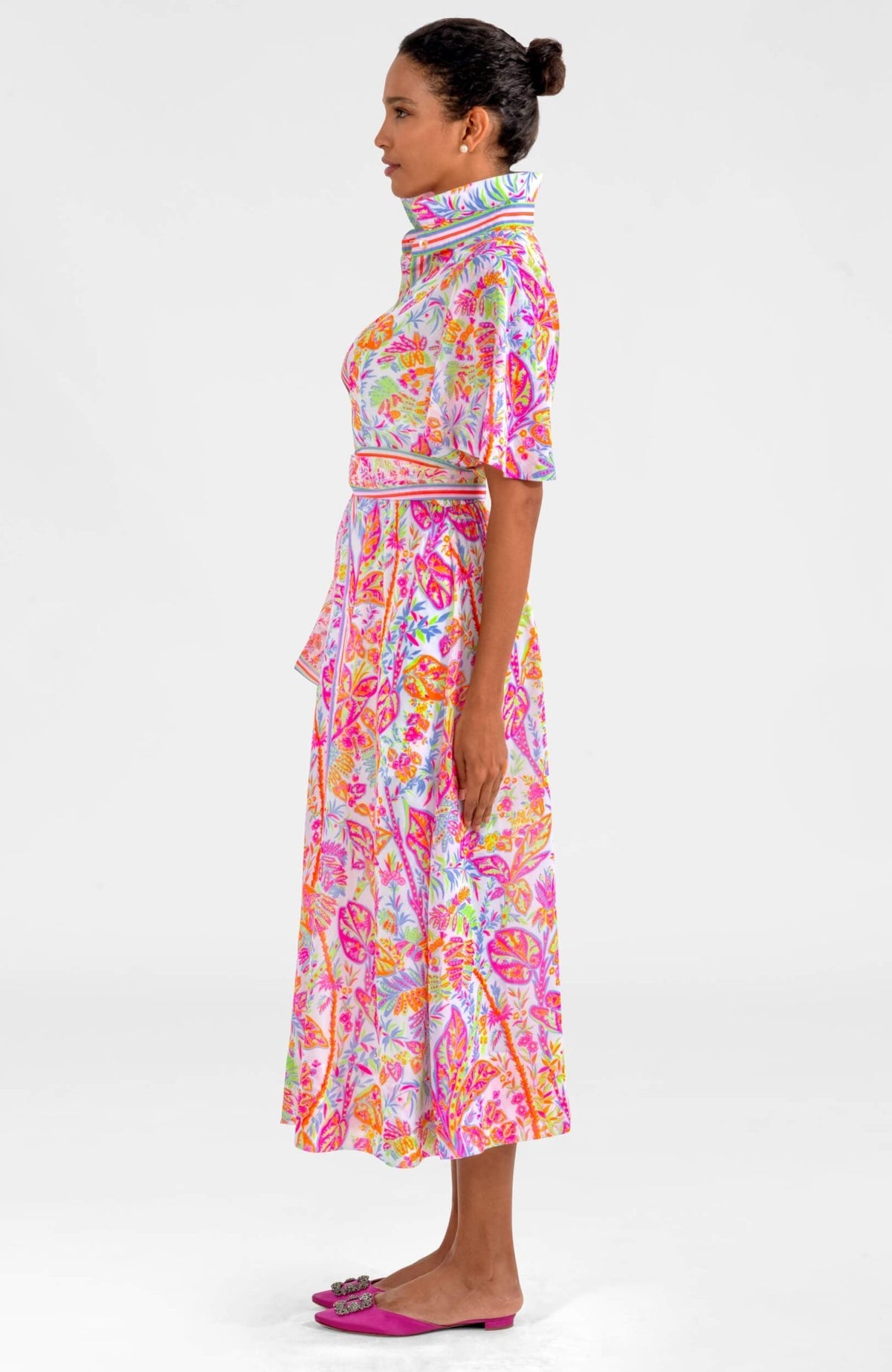 Panache Dress - Vintage Vines Brights