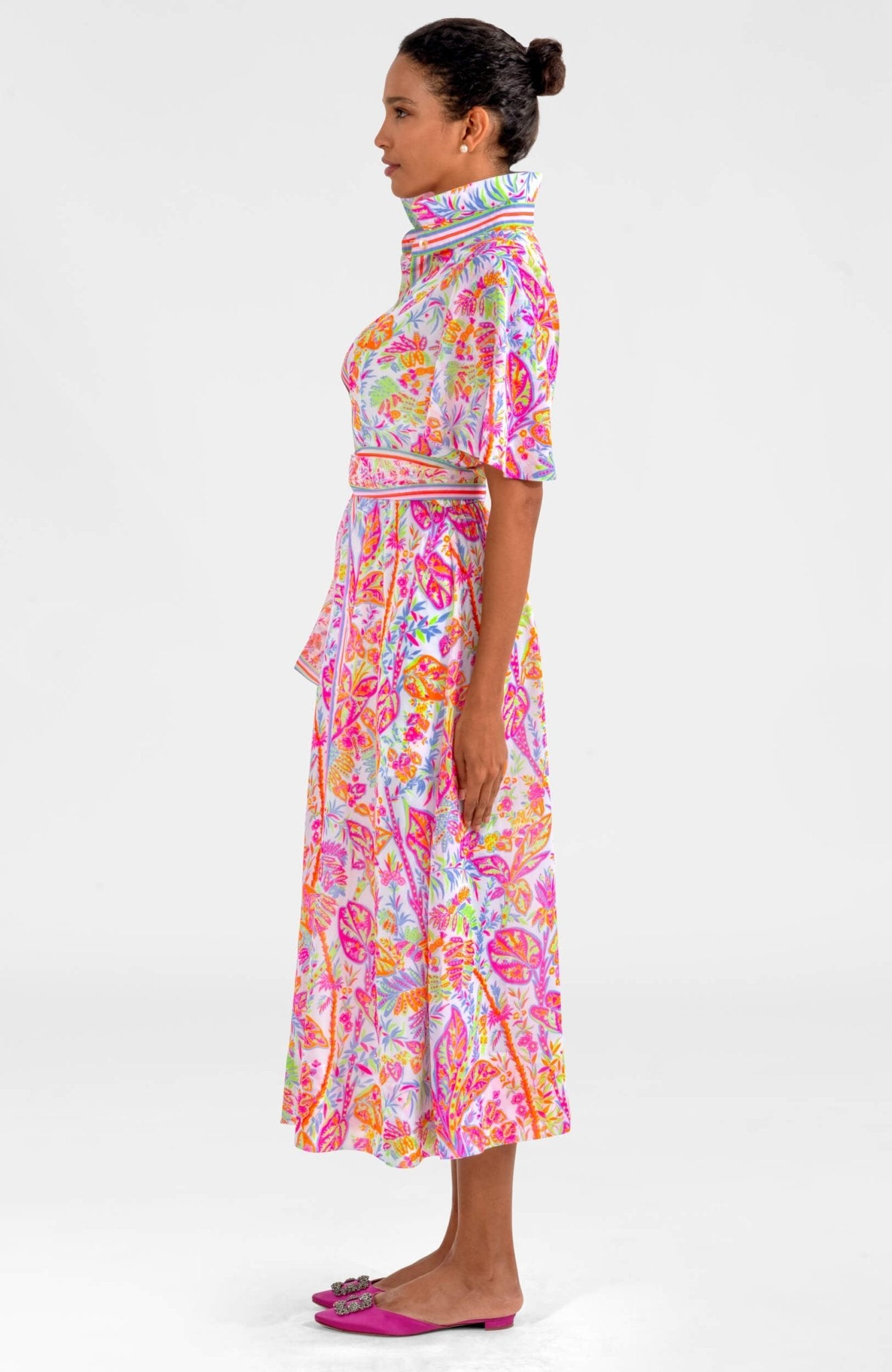 Panache Dress - Vintage Vines Brights